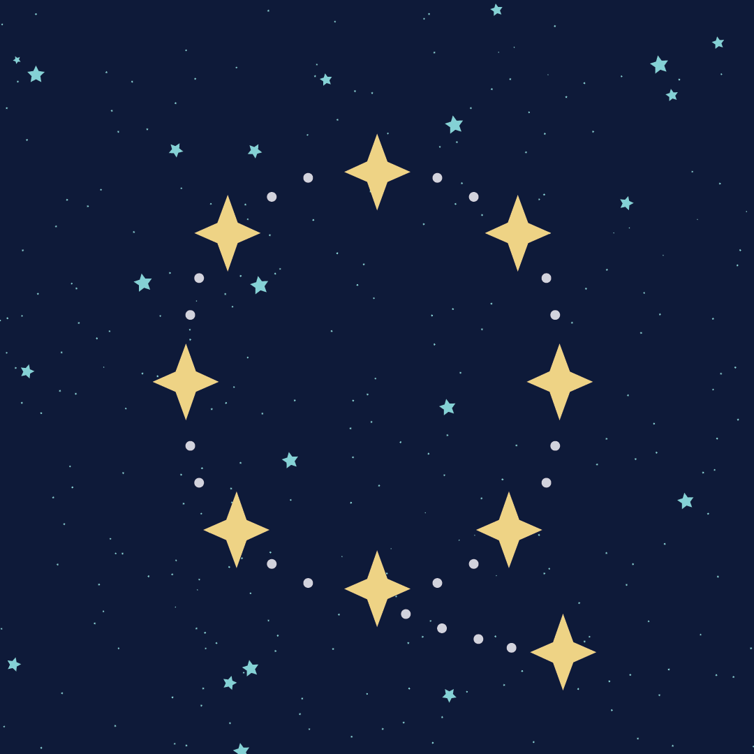 Constellation Letter Q