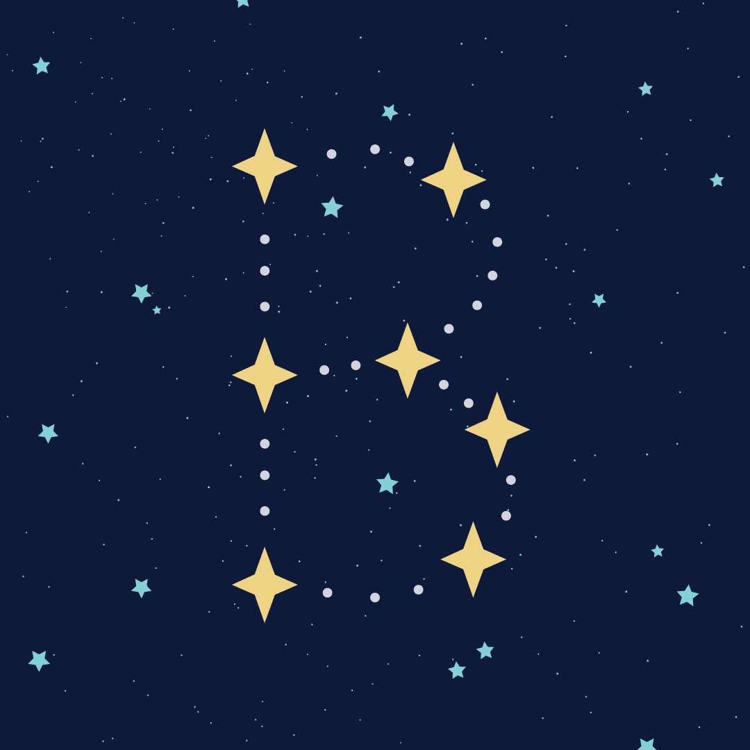 Constellation Letter B