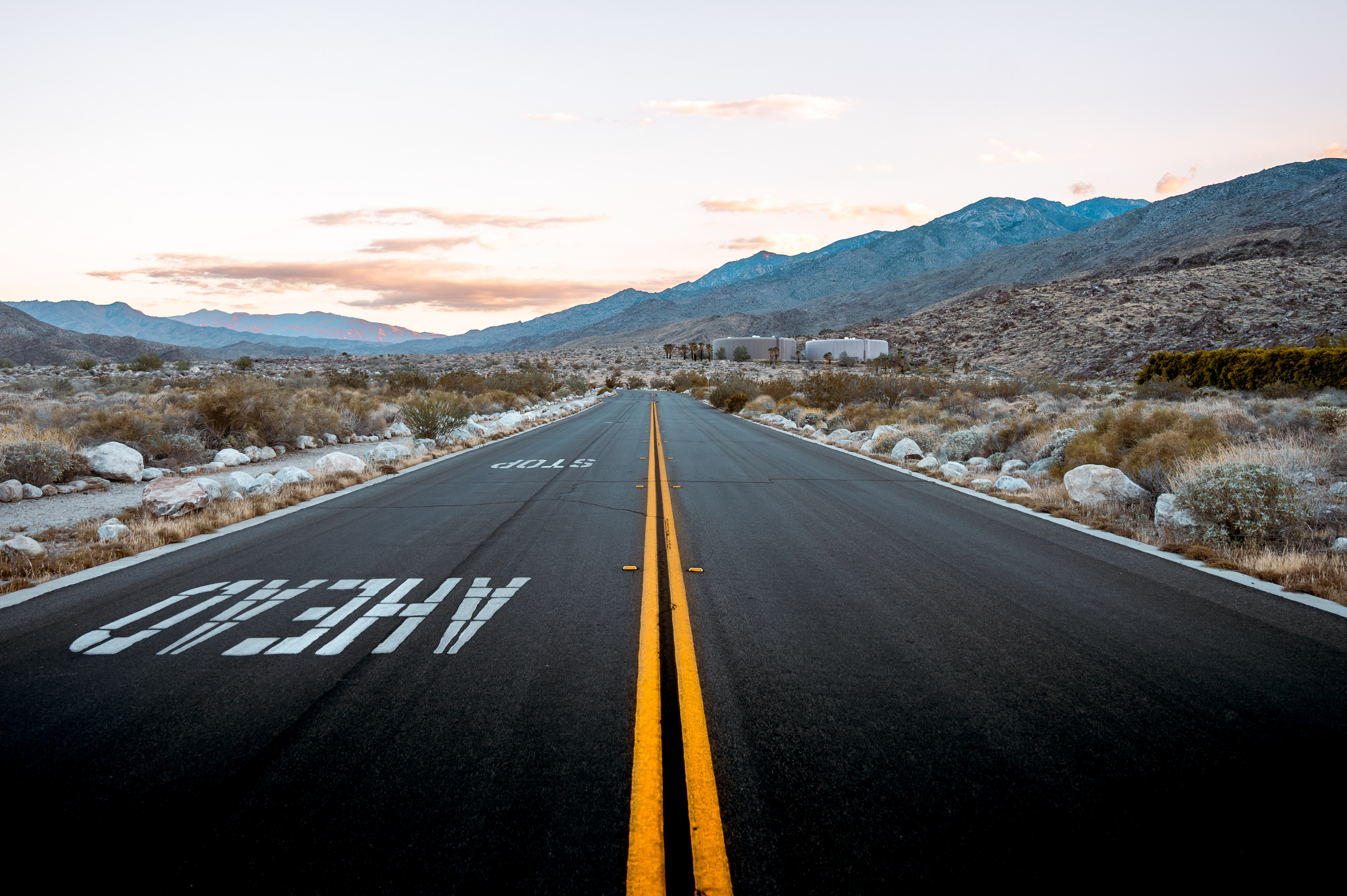 Indian Canyons road