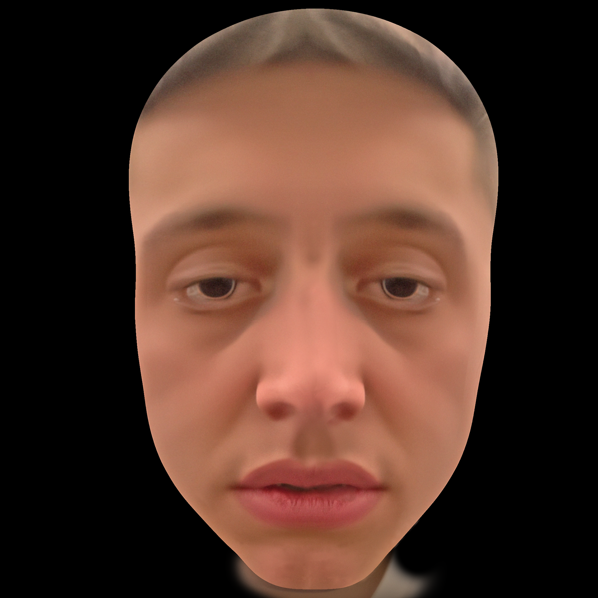 3D Render of AI Portrait