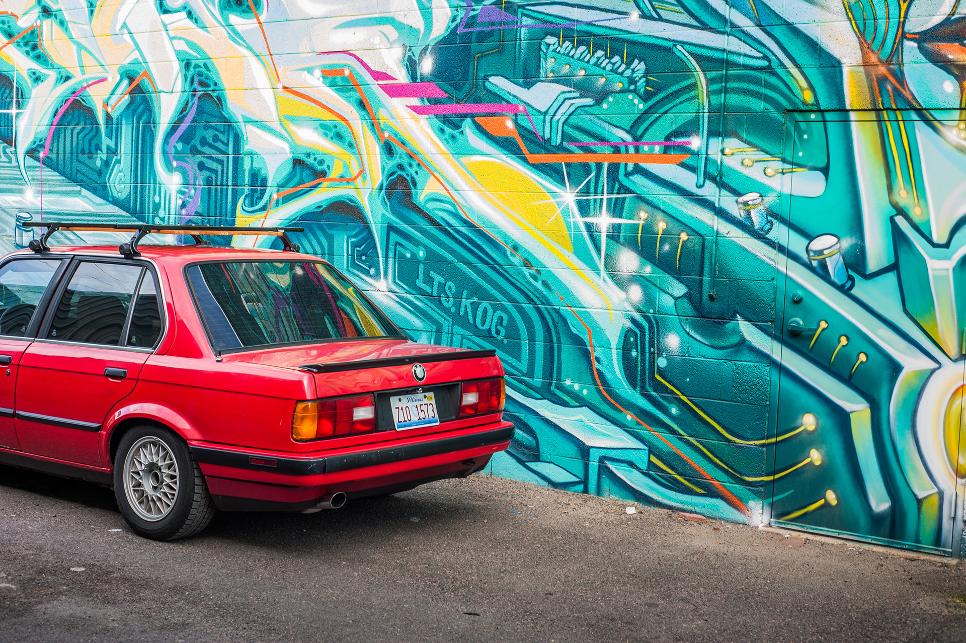 BMW 318i, RiNo Denver