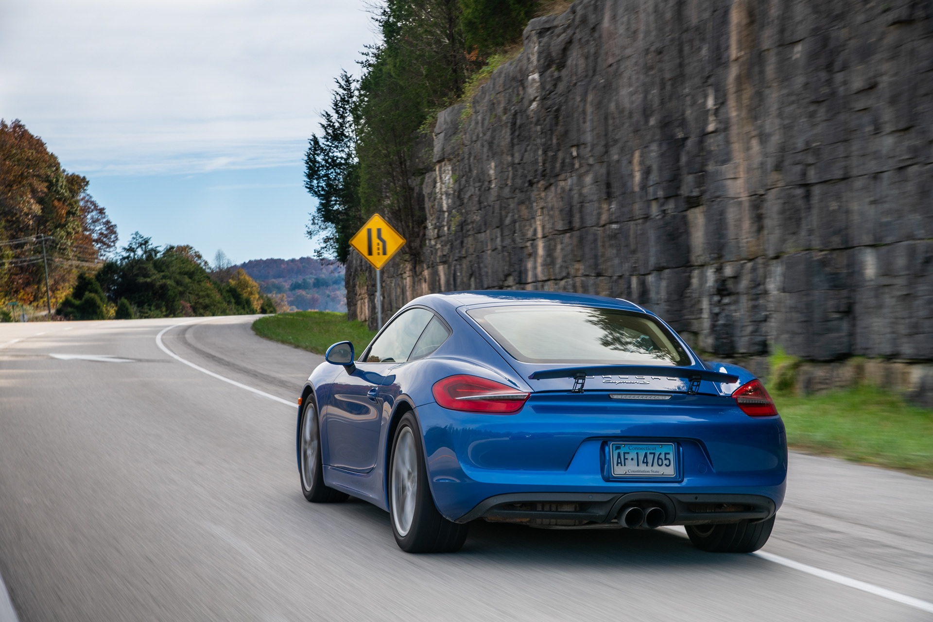 Porsche Cayman, Fall in Kentucky