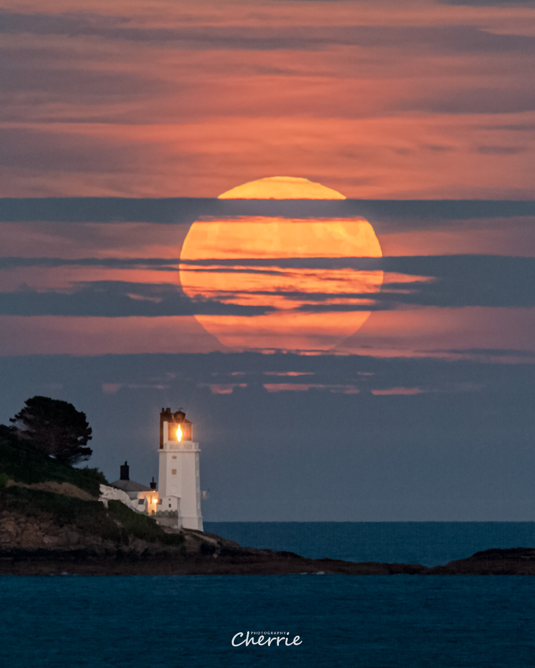 St Anthony's Lighthouse Moonrise