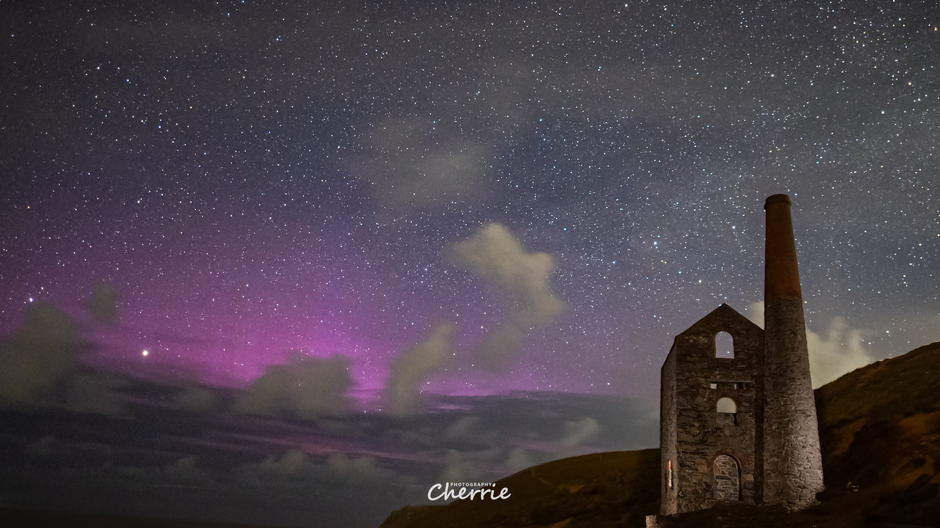 Aurora At Wheal Coates Engine House