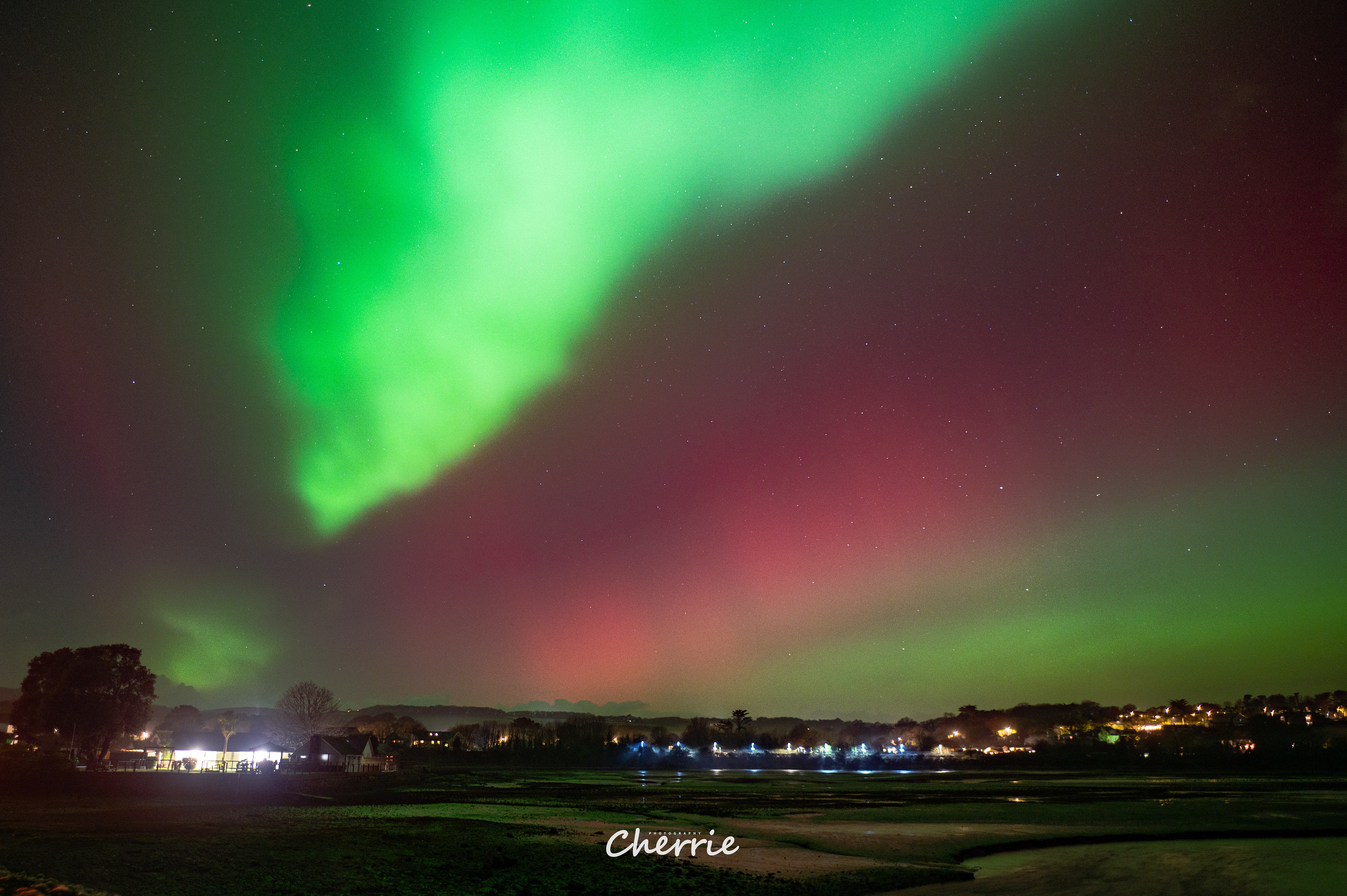 Aurora Borealis Hayle Estuary 
