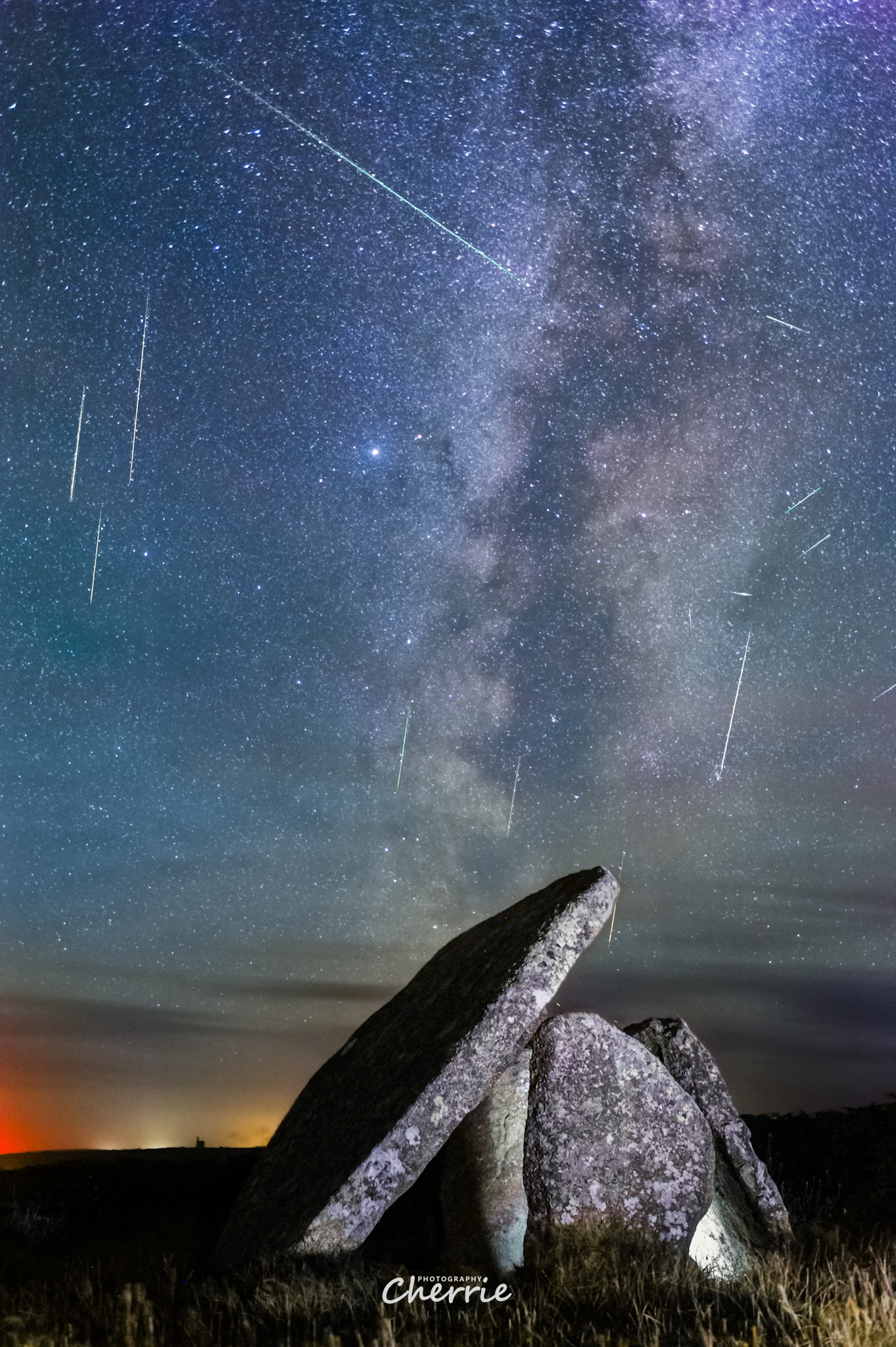 Perseid's Meteor Shower West Penwith Cornwall