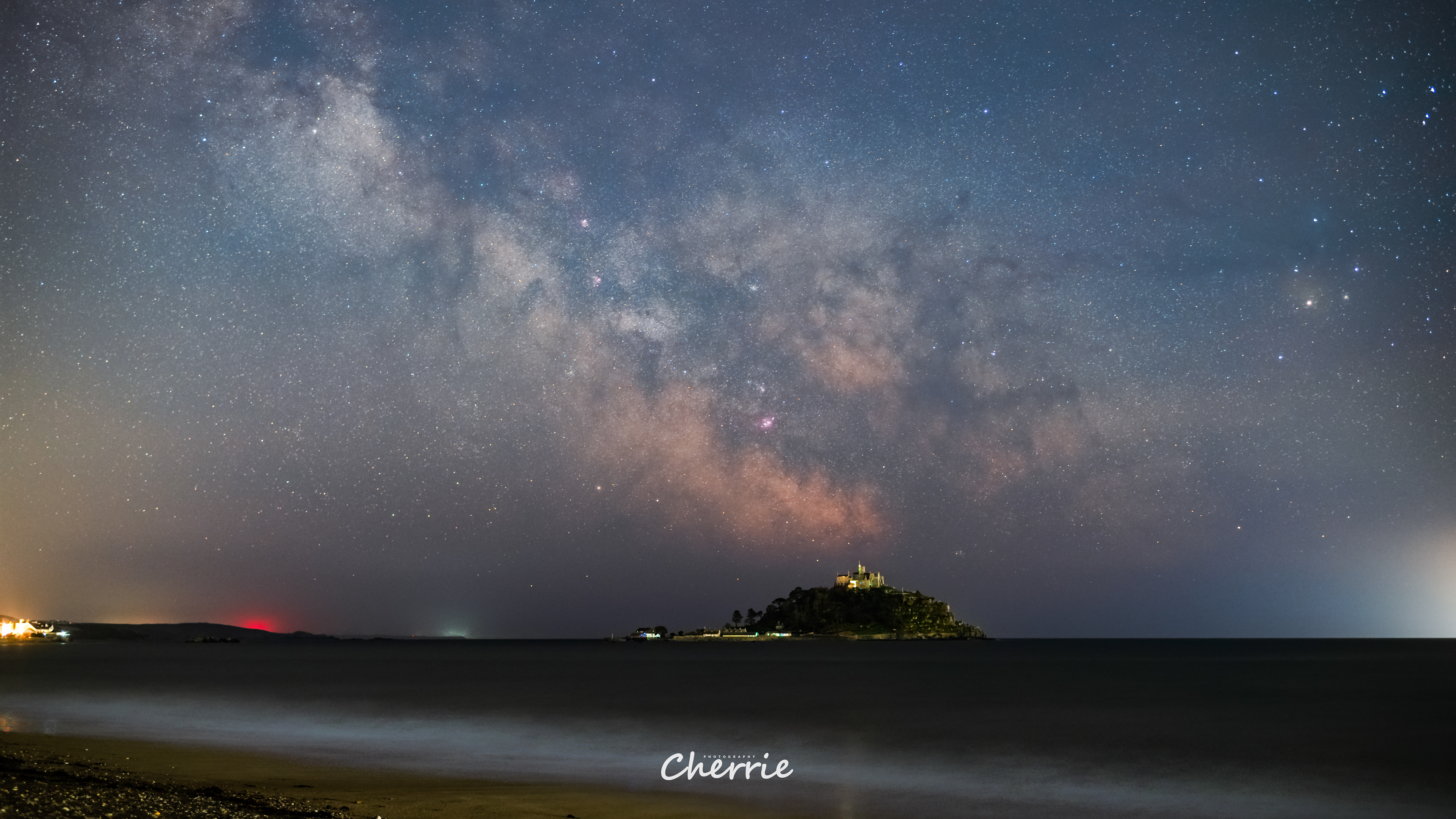 The Milky Way Core Over St Michaels Mount Cornwall