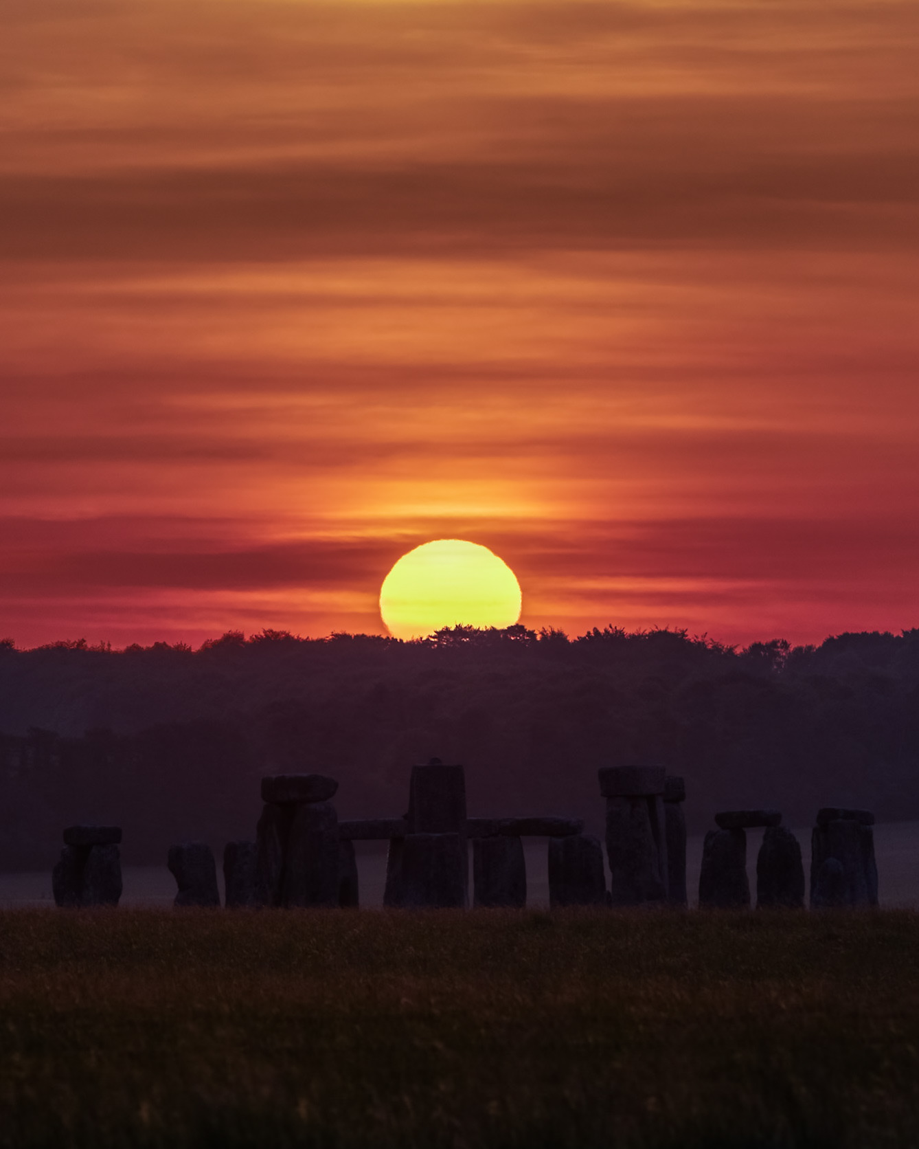 Sunrise At Stonehenge