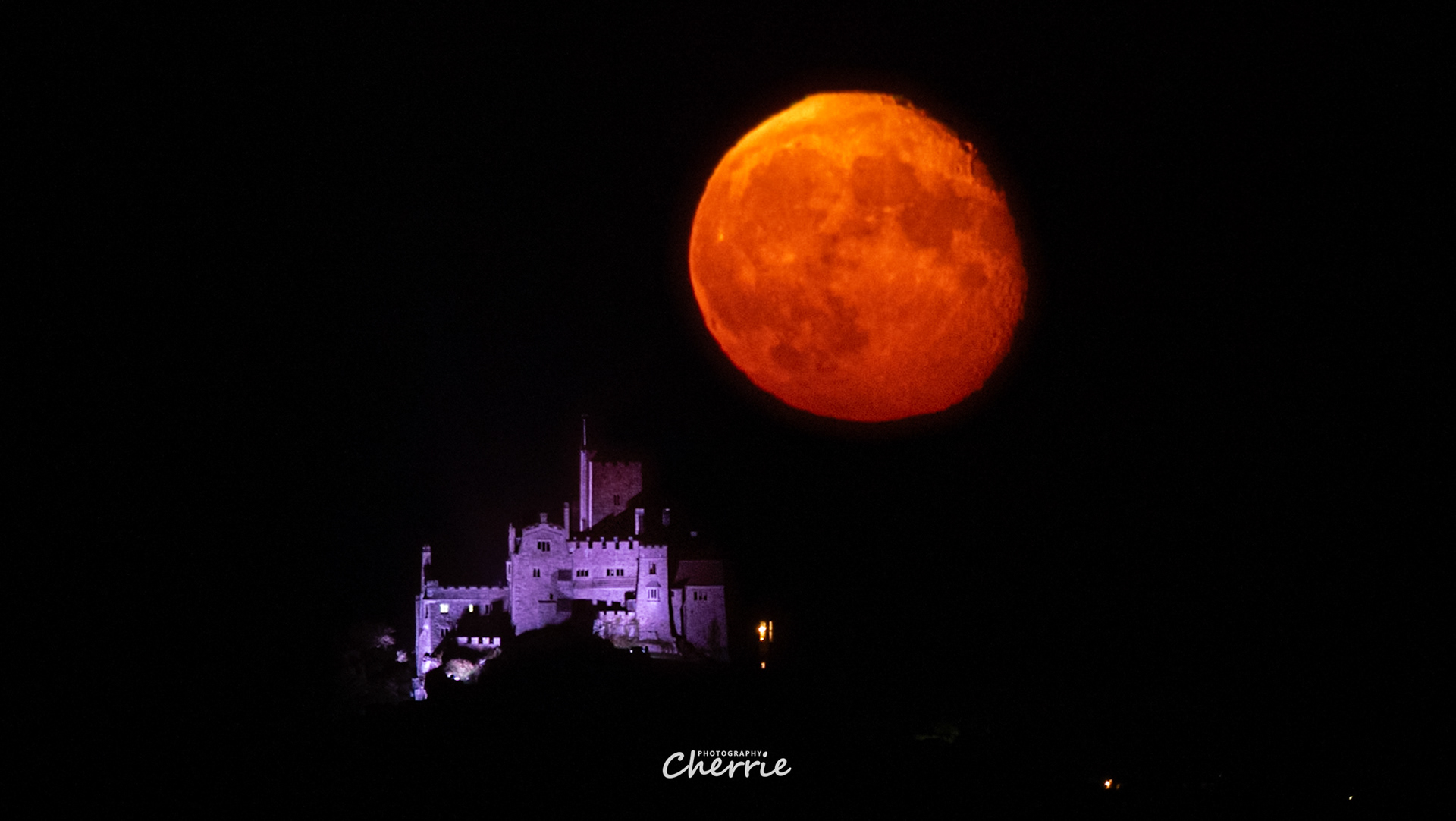Moonrise Over St Michaels Mount Cornwall