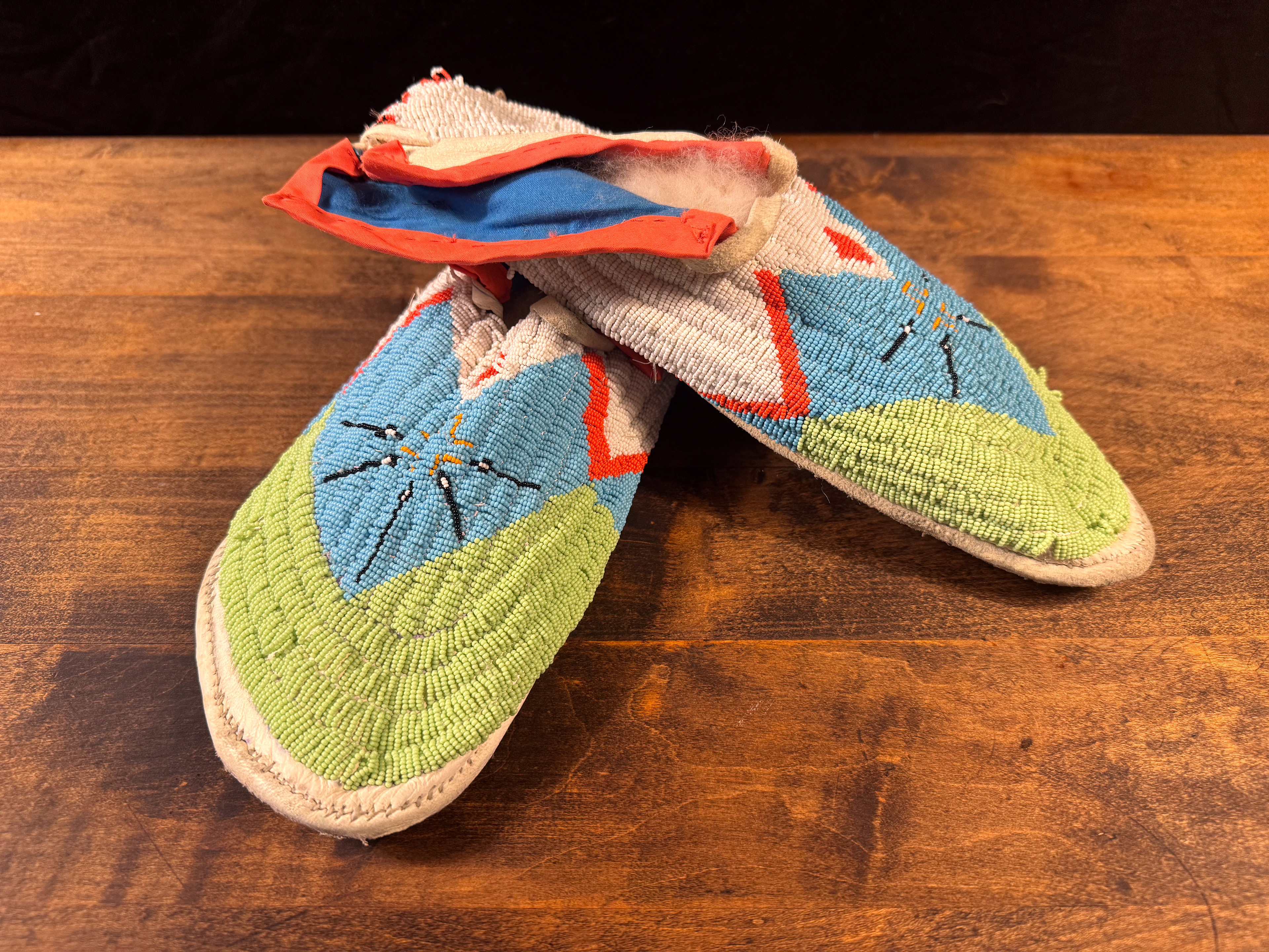Fully Beaded Moccasins 2013
