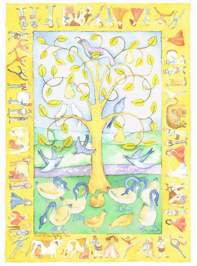 Watercolor Holiday Card