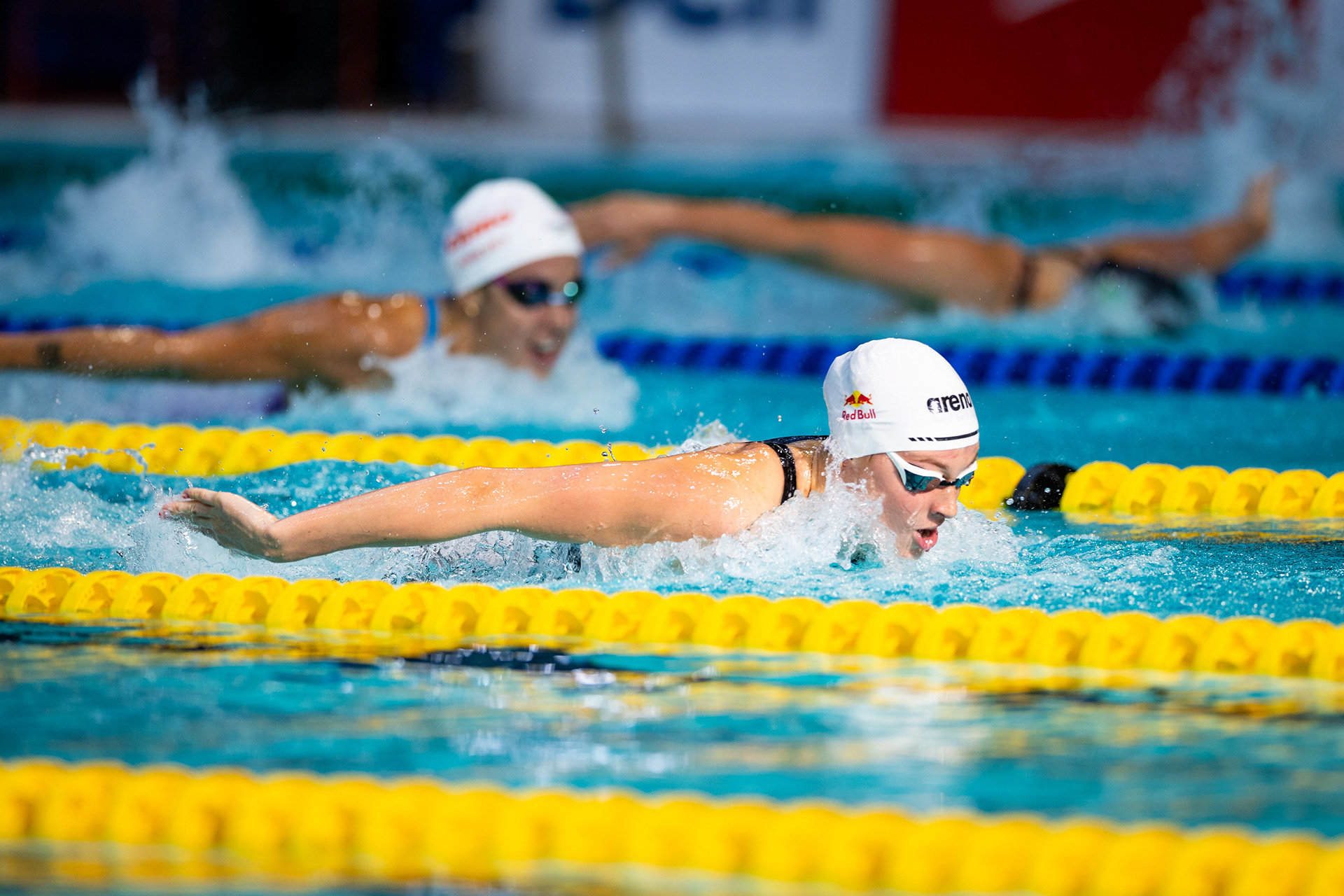 Summer McIntosh pendant les Essais canadiens de natation, 2026.
