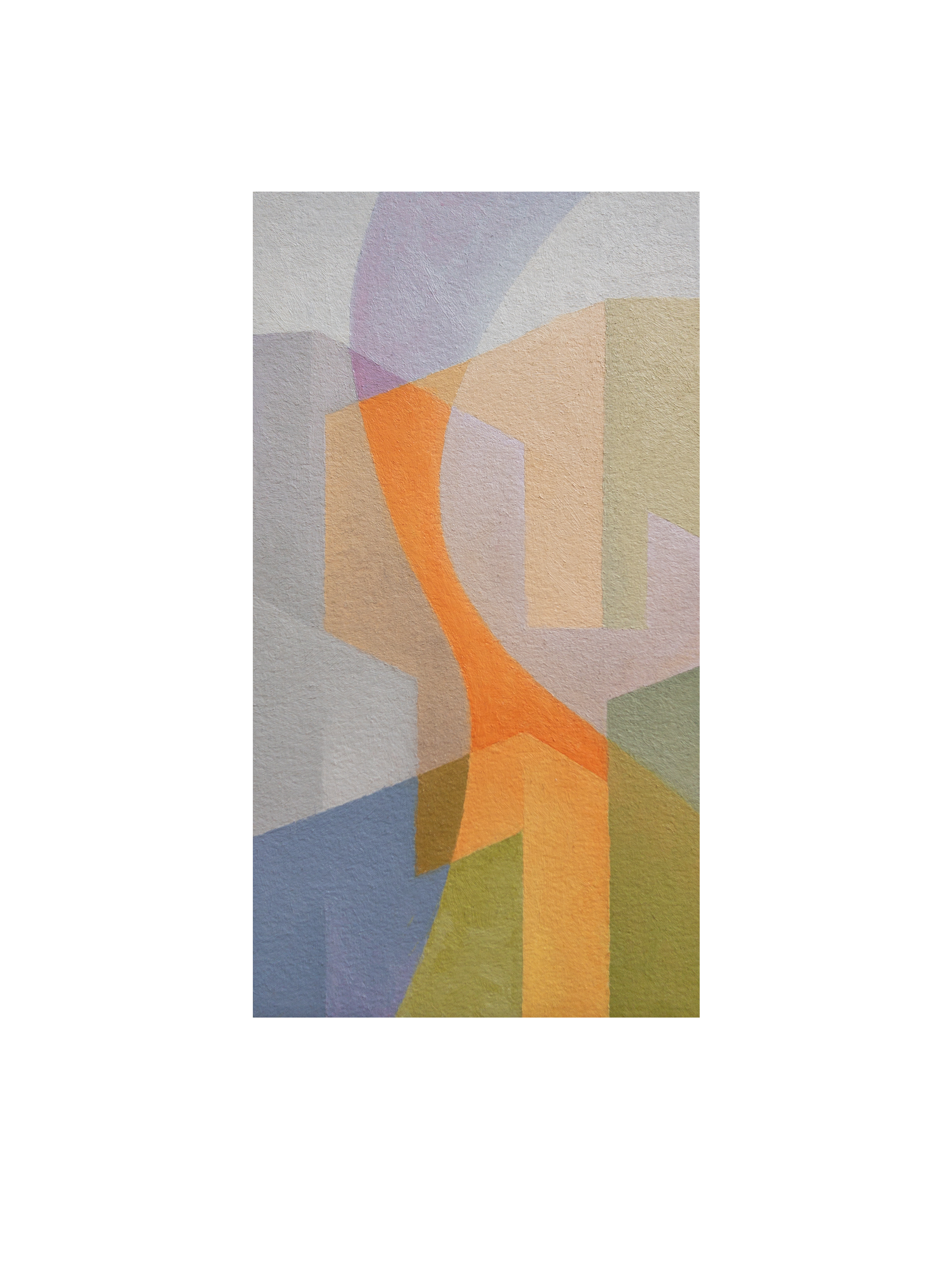Santa Anas 6, oil on paper, 3" x 6", 2019 | SOLD