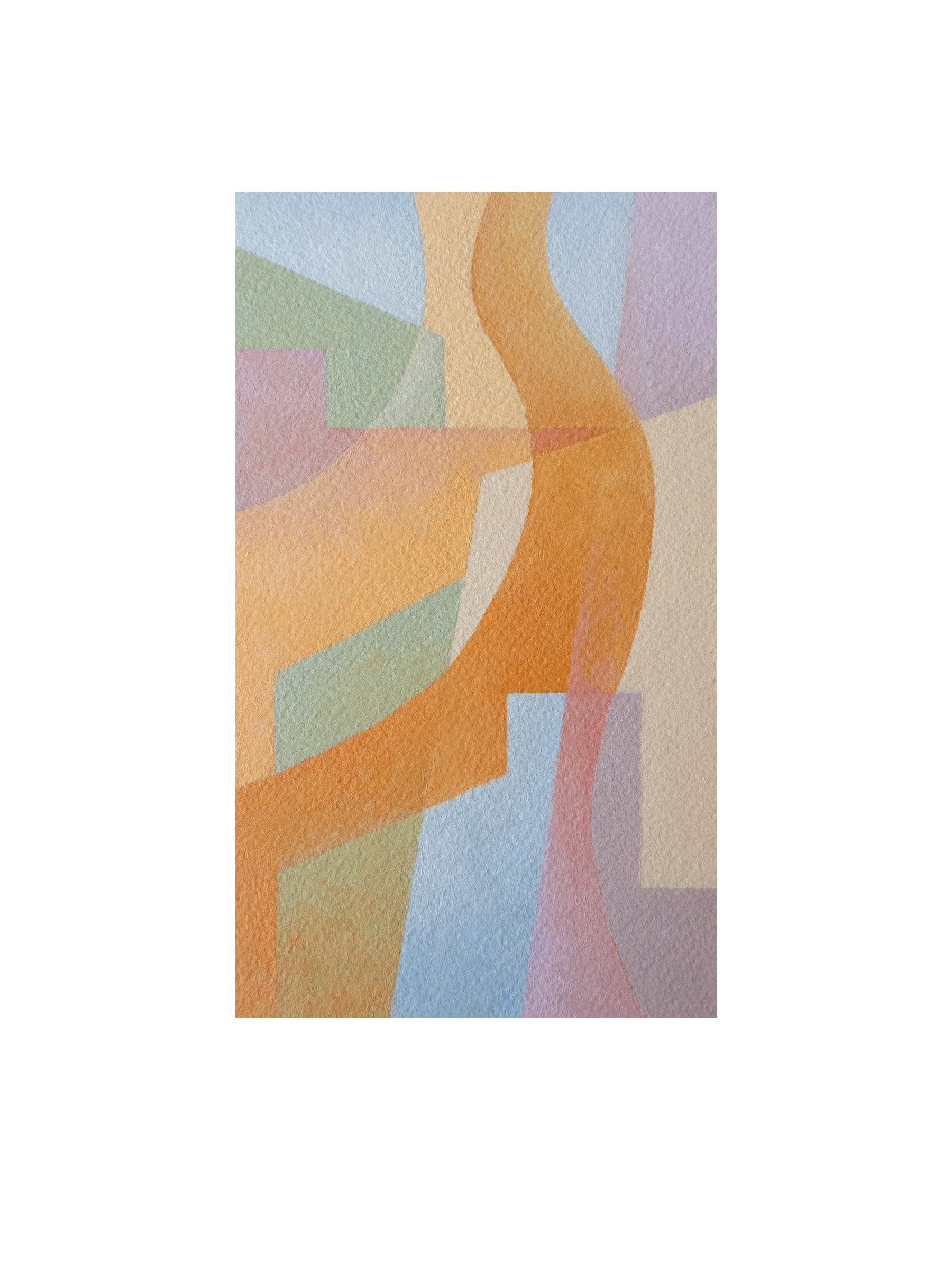 Santa Anas 7, oil on paper, 3" x 6", 2021 | $190