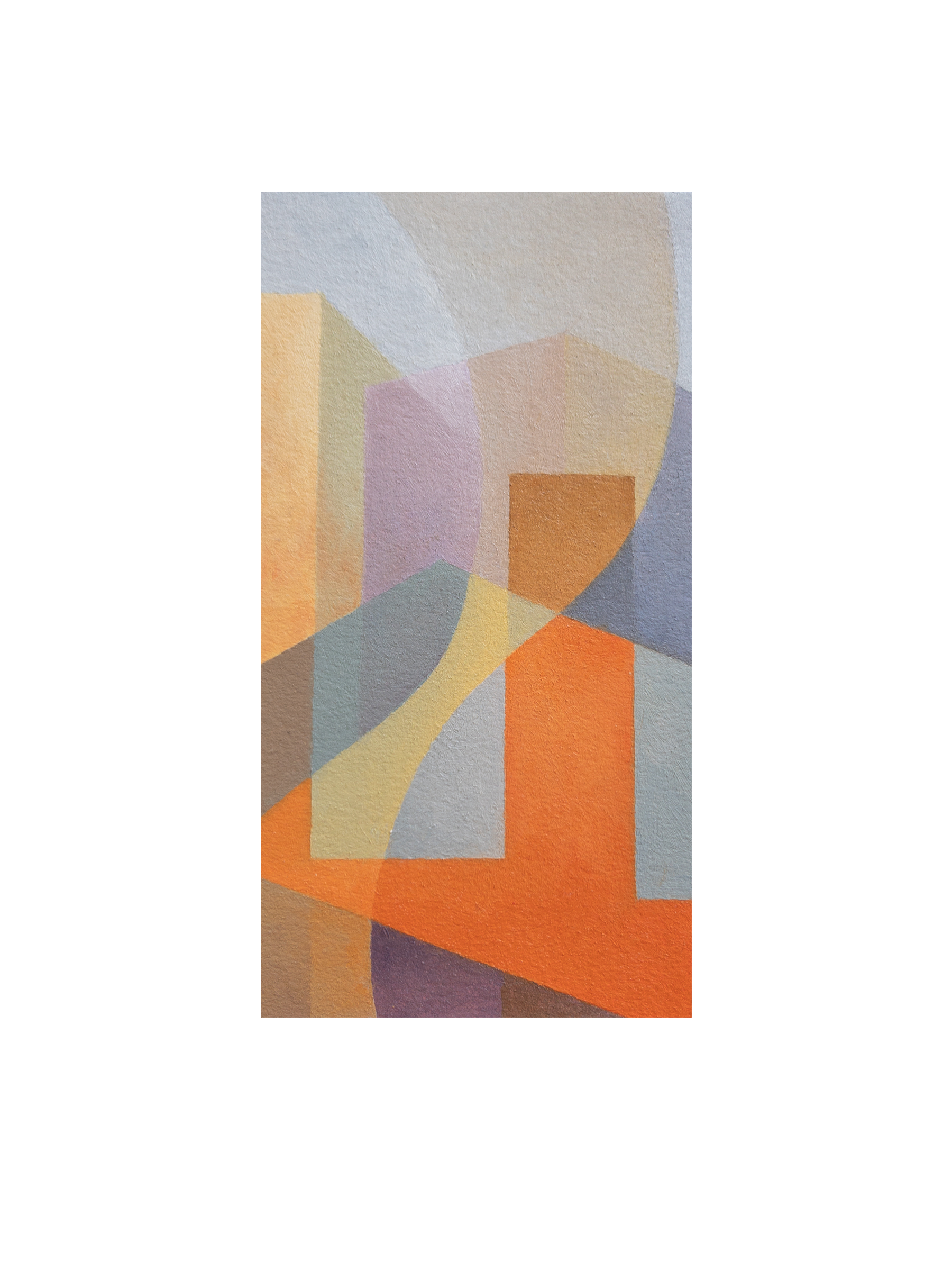 Santa Anas 5, oil on paper, 3" x 6", 2019 | SOLD