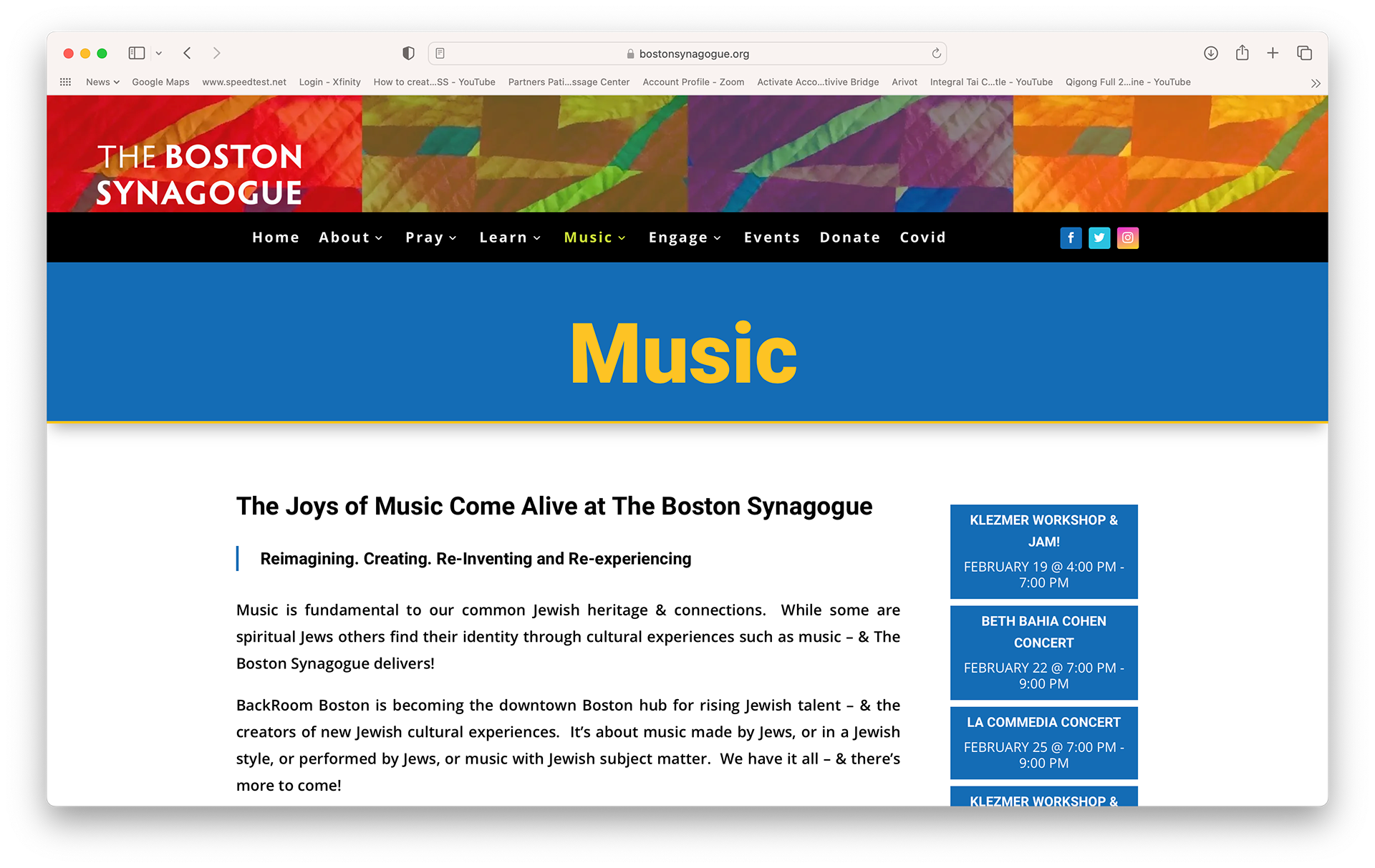 Music color banner