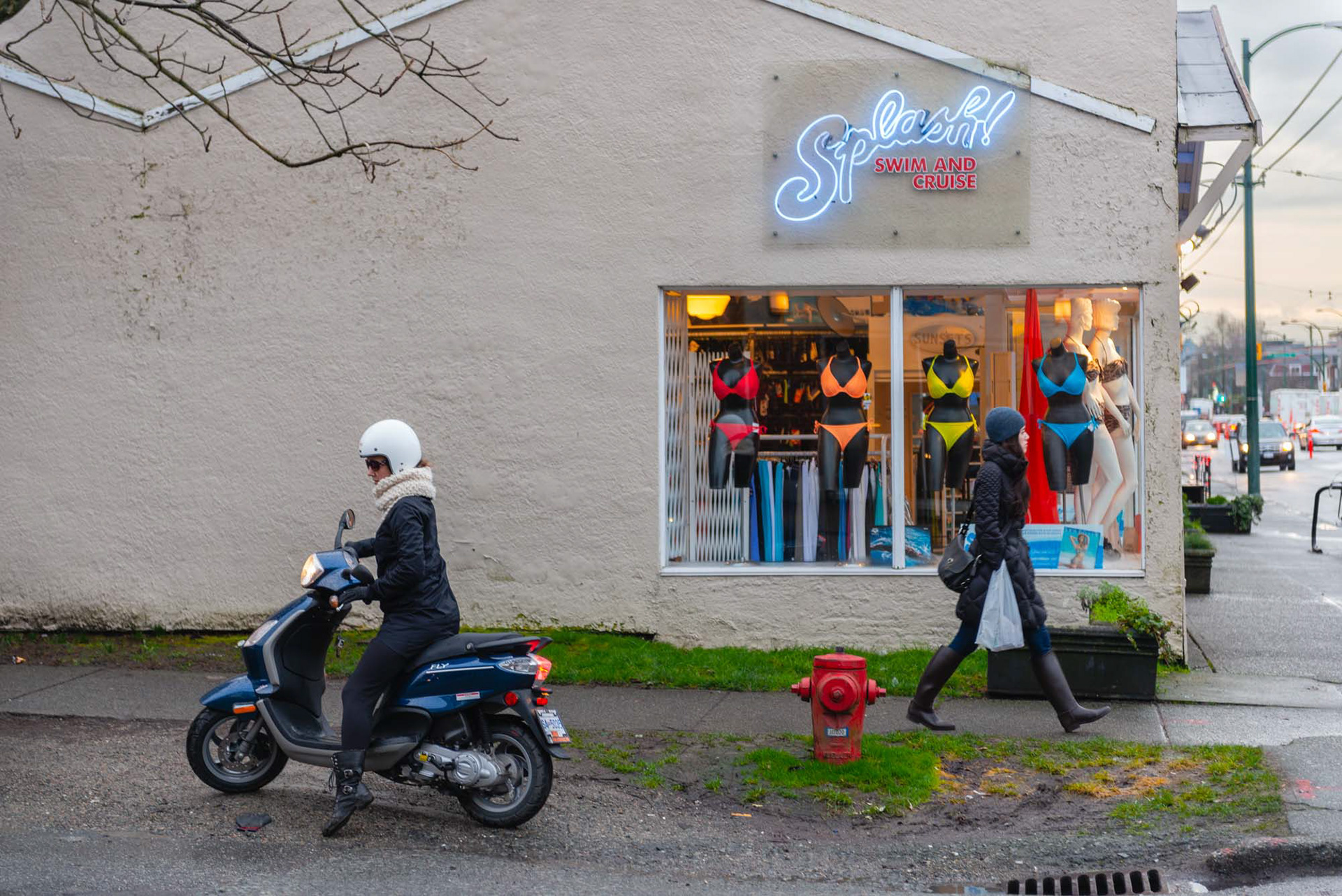 swim and cruise, Bayswater and W. 4th Avenue, Vancouver BC  2013