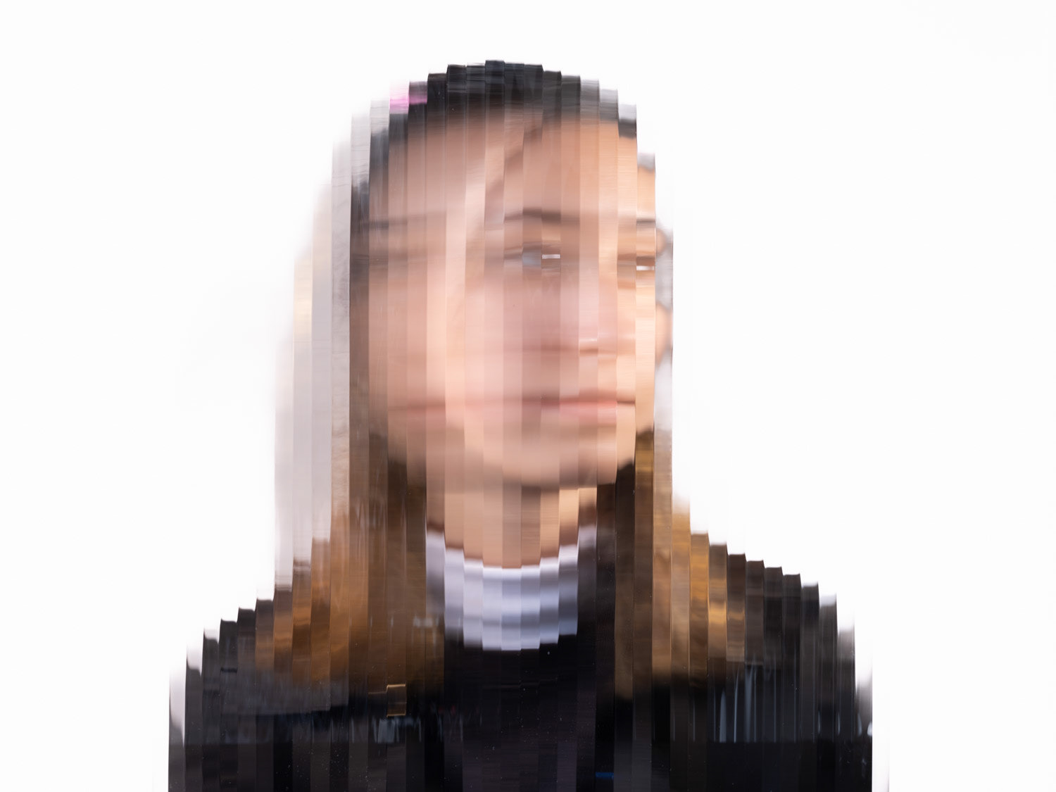 Teigan Kelly, through fluted glass 2021