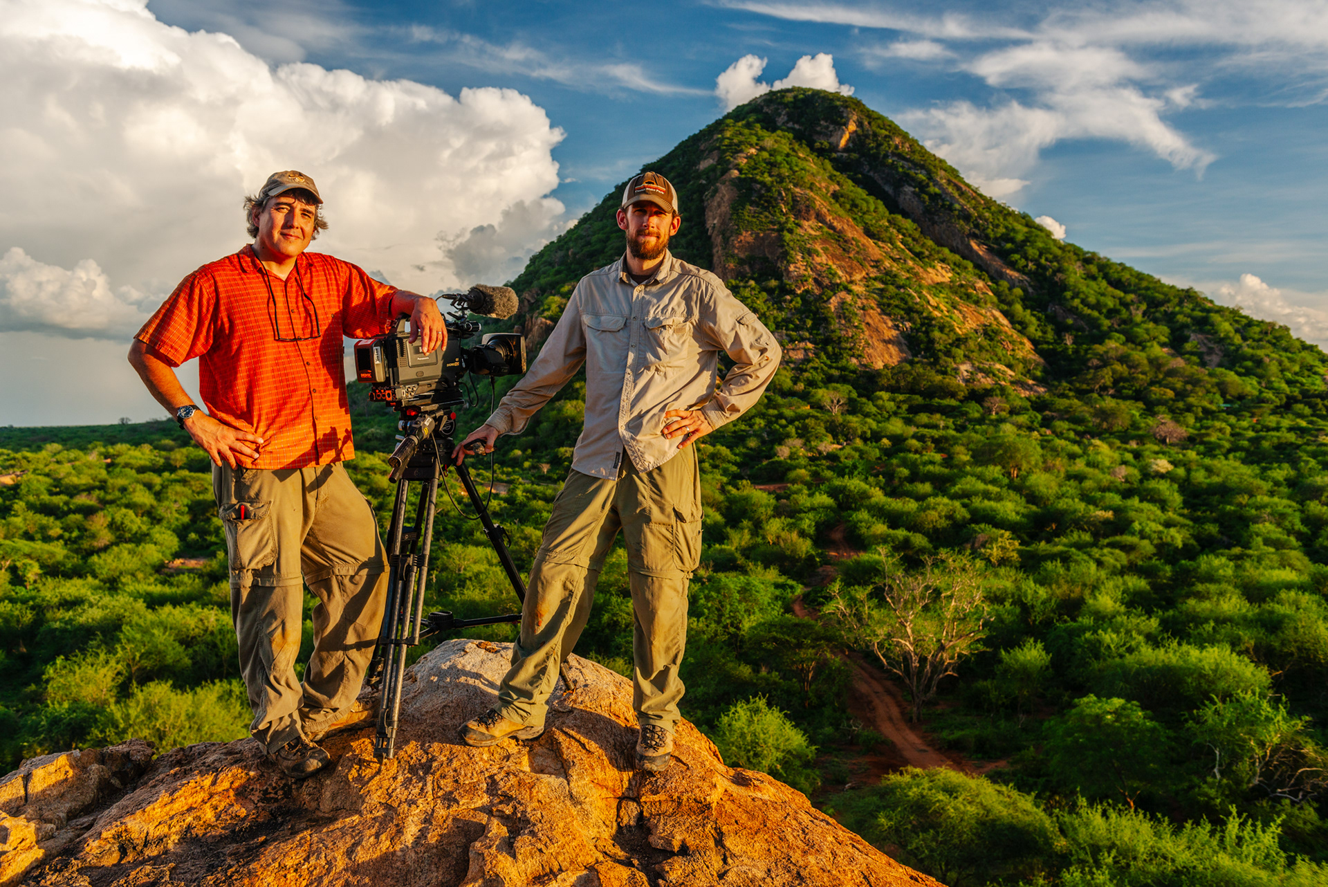 Jeff Morales and John Benam, Ithumba Tsavo, Kenya 2013