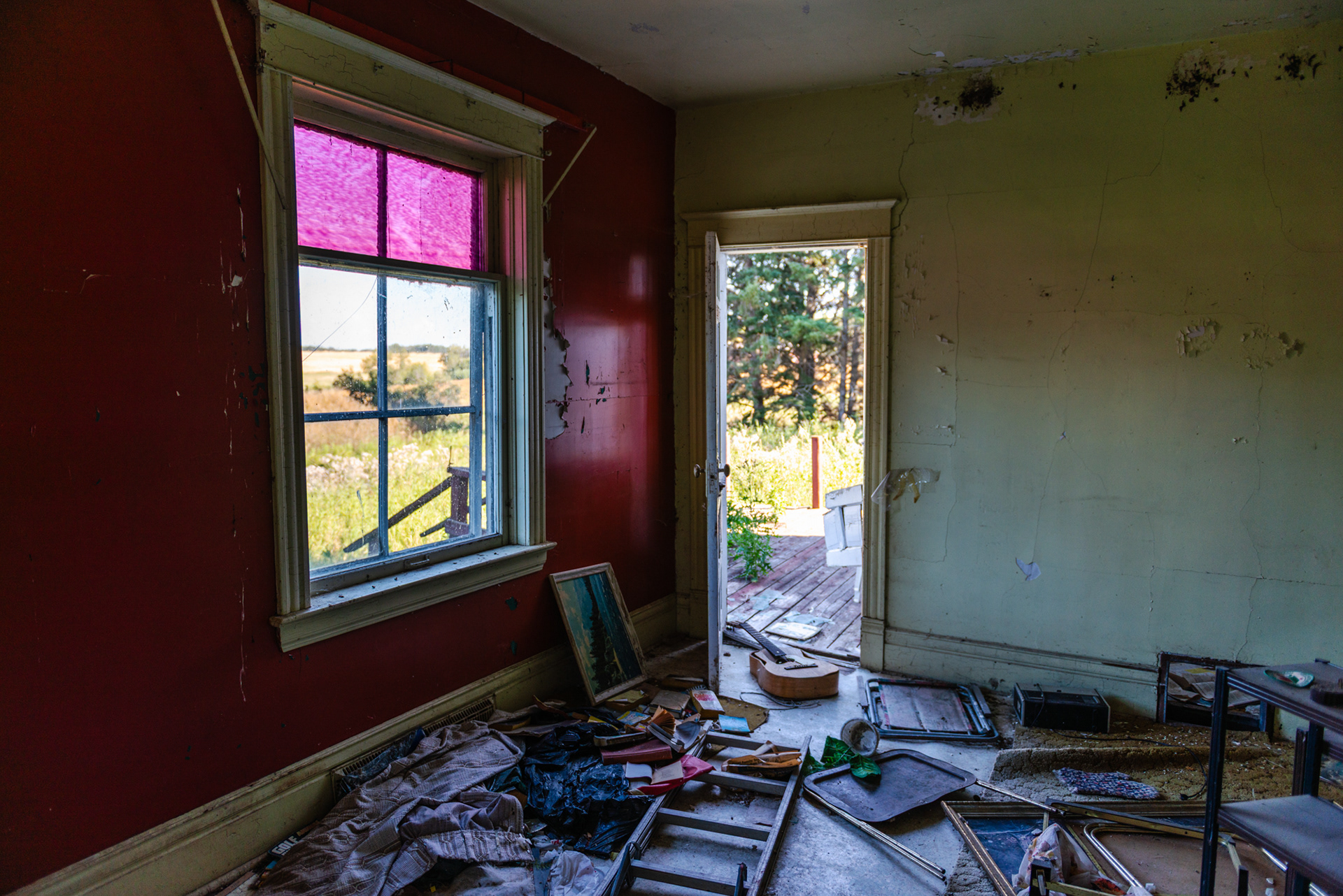 Abandoned home McConnell Manitoba, August, 2012