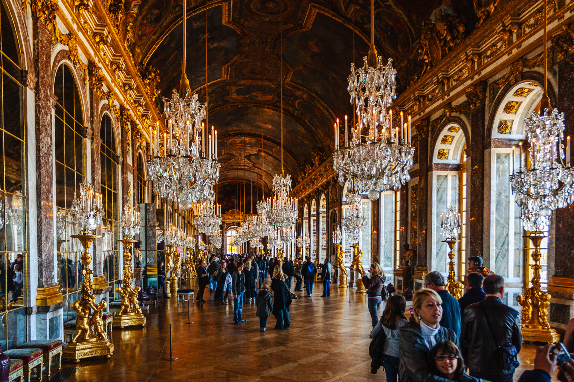Hall of Mirrors Versailles 2009