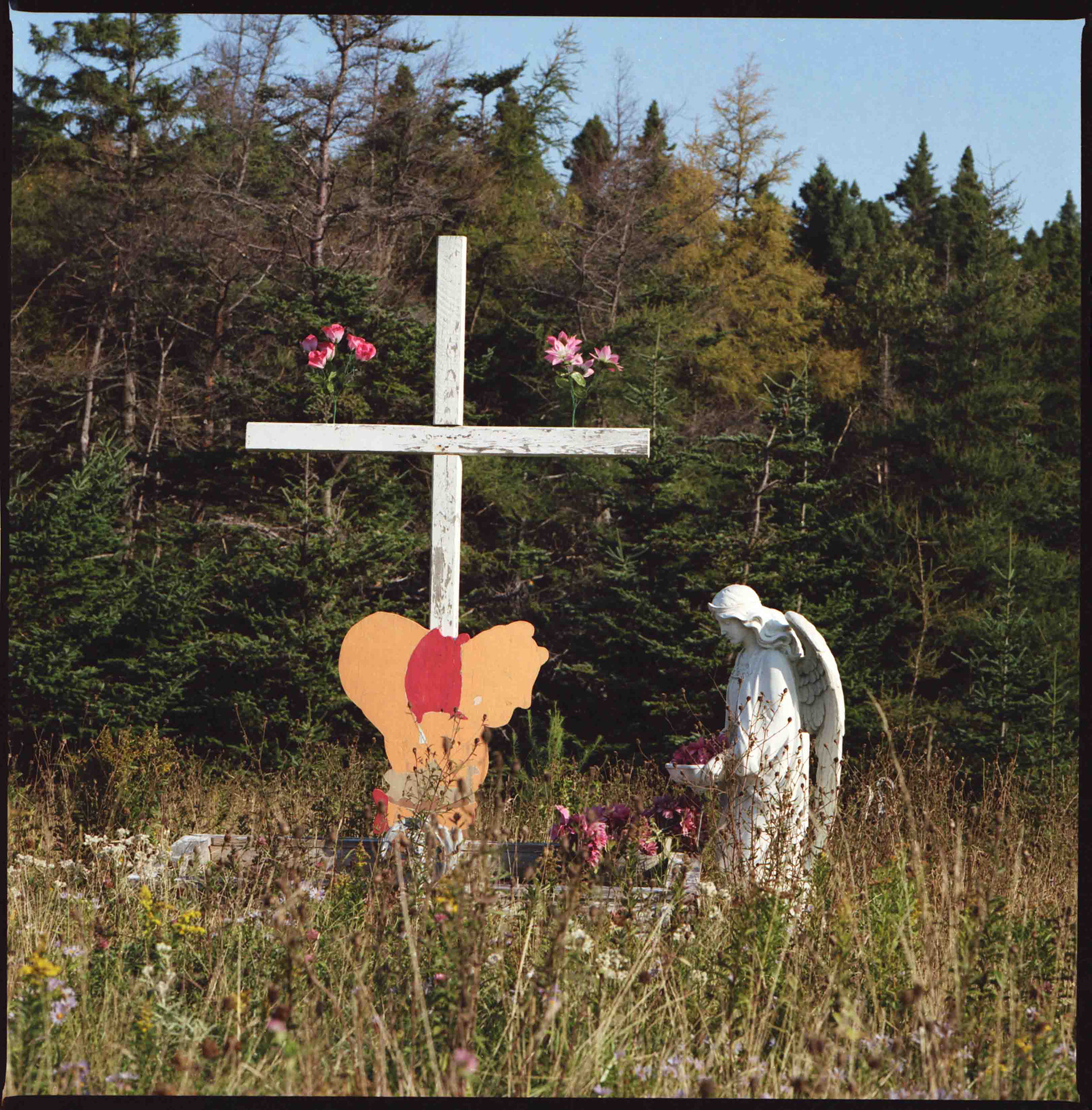 the future, roadside grave TCH west of exit 35, 2021