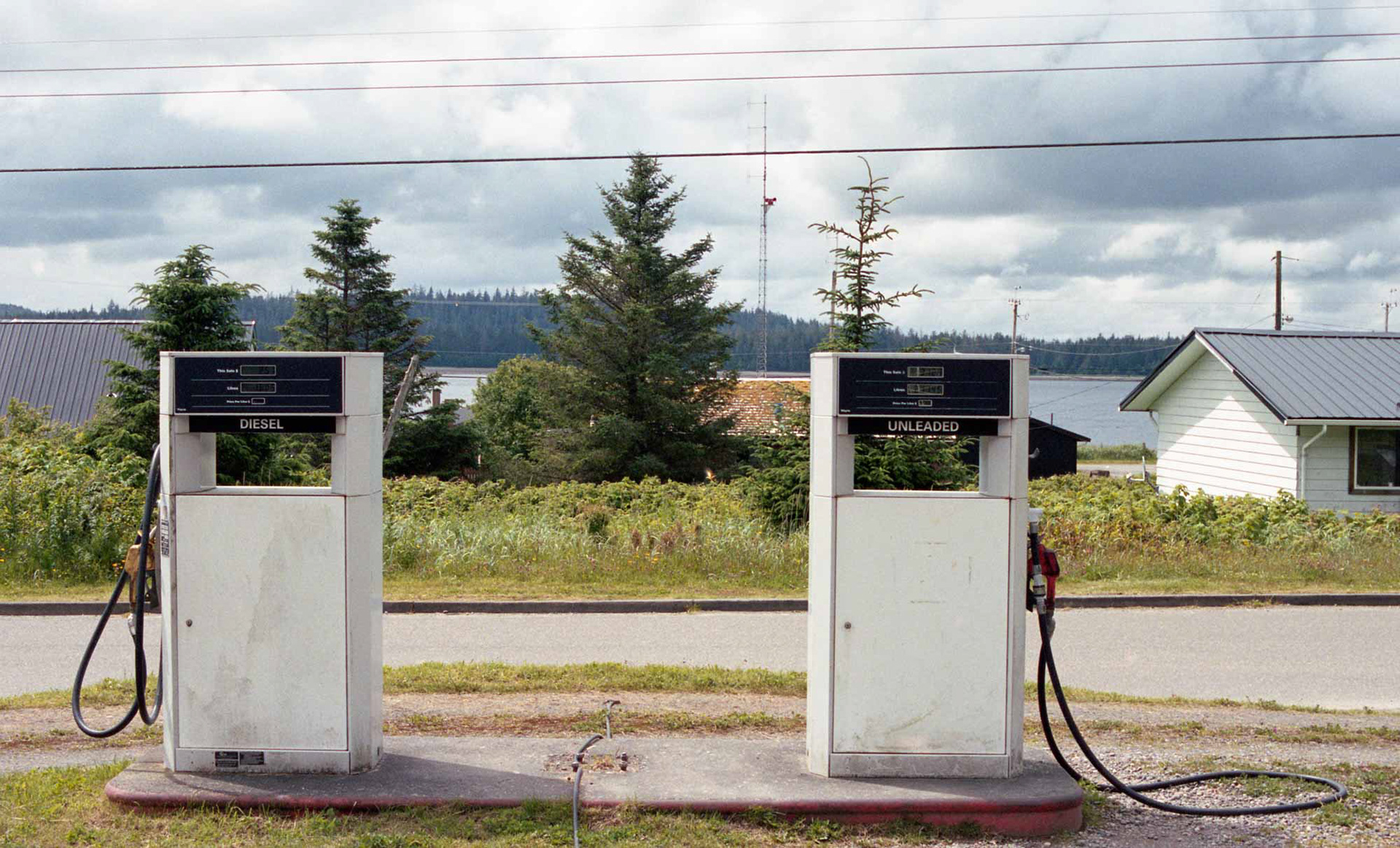 Sherris Gas and Grill, analog film Masset 2017