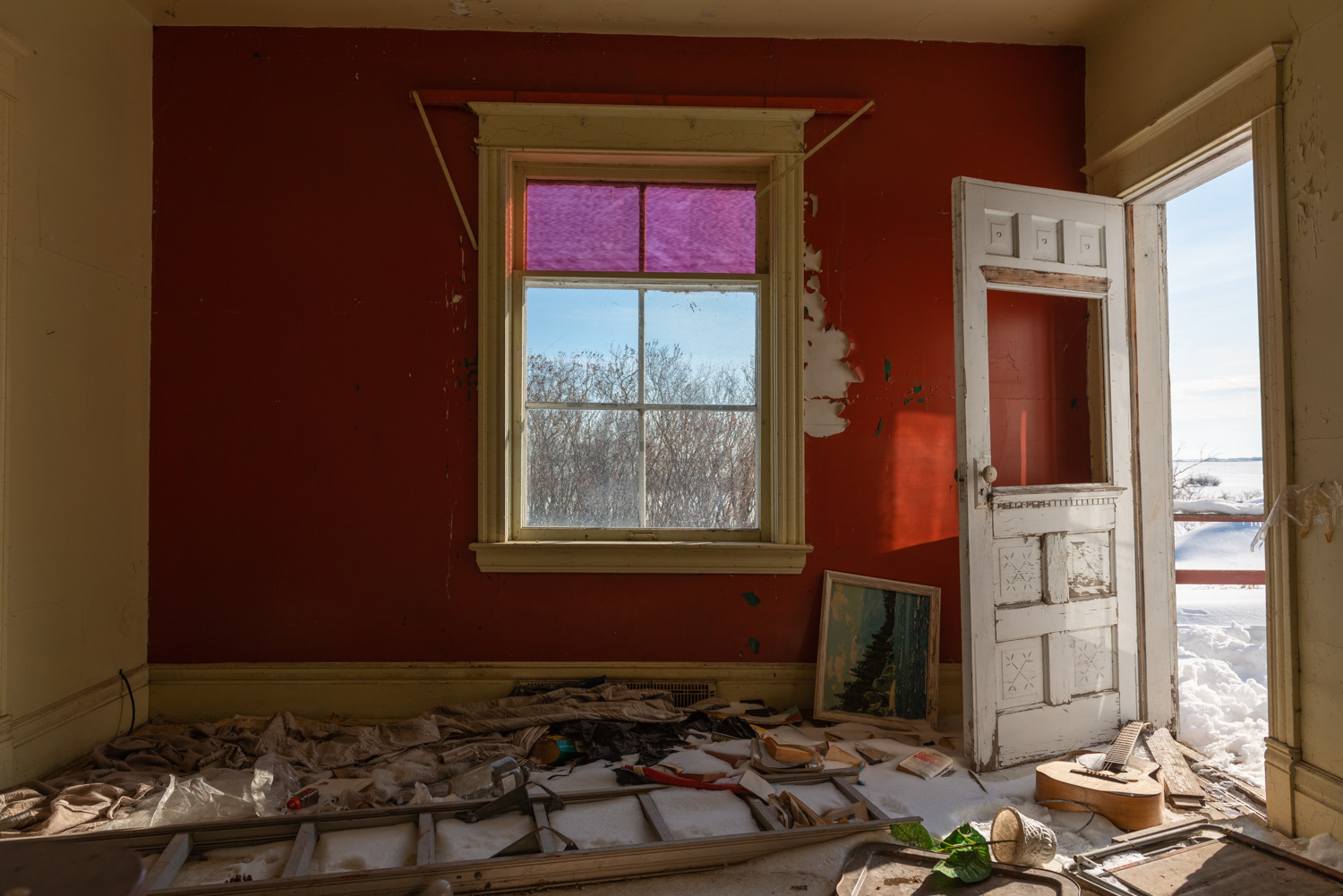 Abandoned home McConnell Manitoba, February 27, 2013