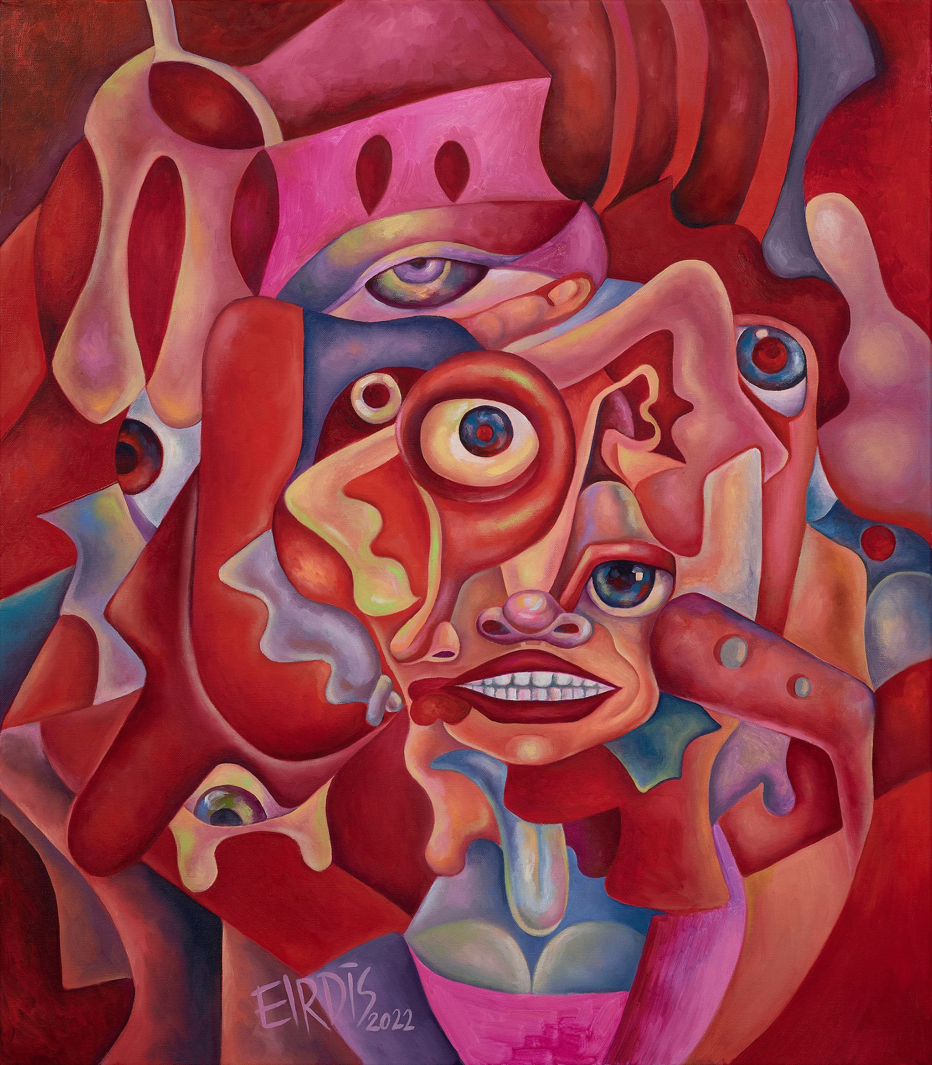 VOLCANIC ANATOMY - Oil on Canvas - 2022 - 70 x 80cm