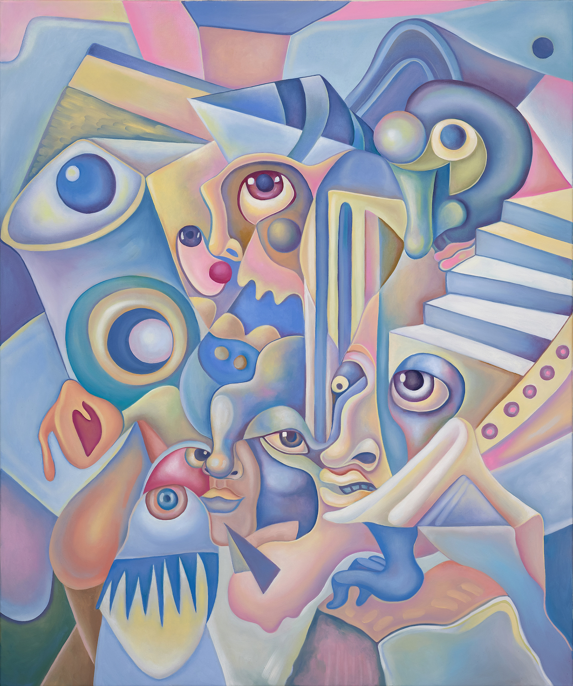 STRATOSPHERIC ESCAPE - Oil on Canvas - 2022 - 100 x 120cm