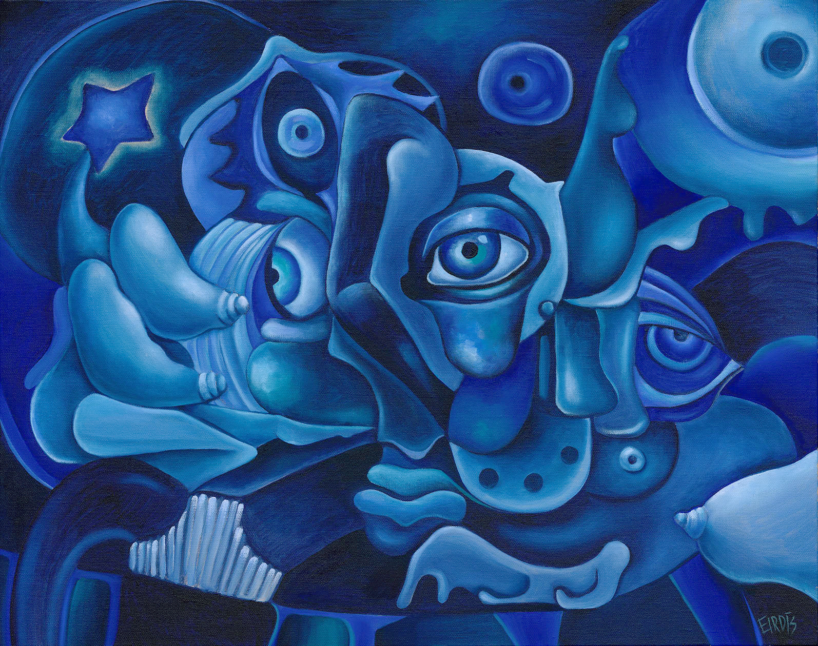 GALAXY - Oil on Canvas - 2021 - 100 x 80cm