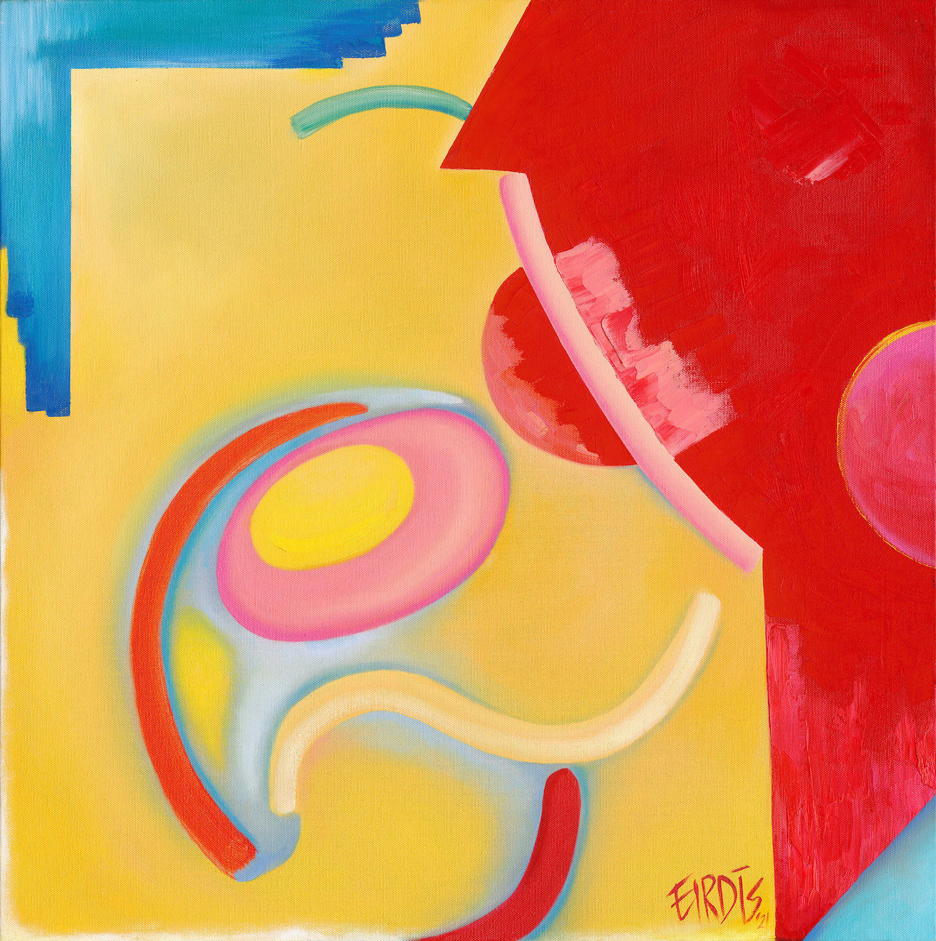 VERY VIBE - Oil on Canvas - 2021 - 80 x 80cm