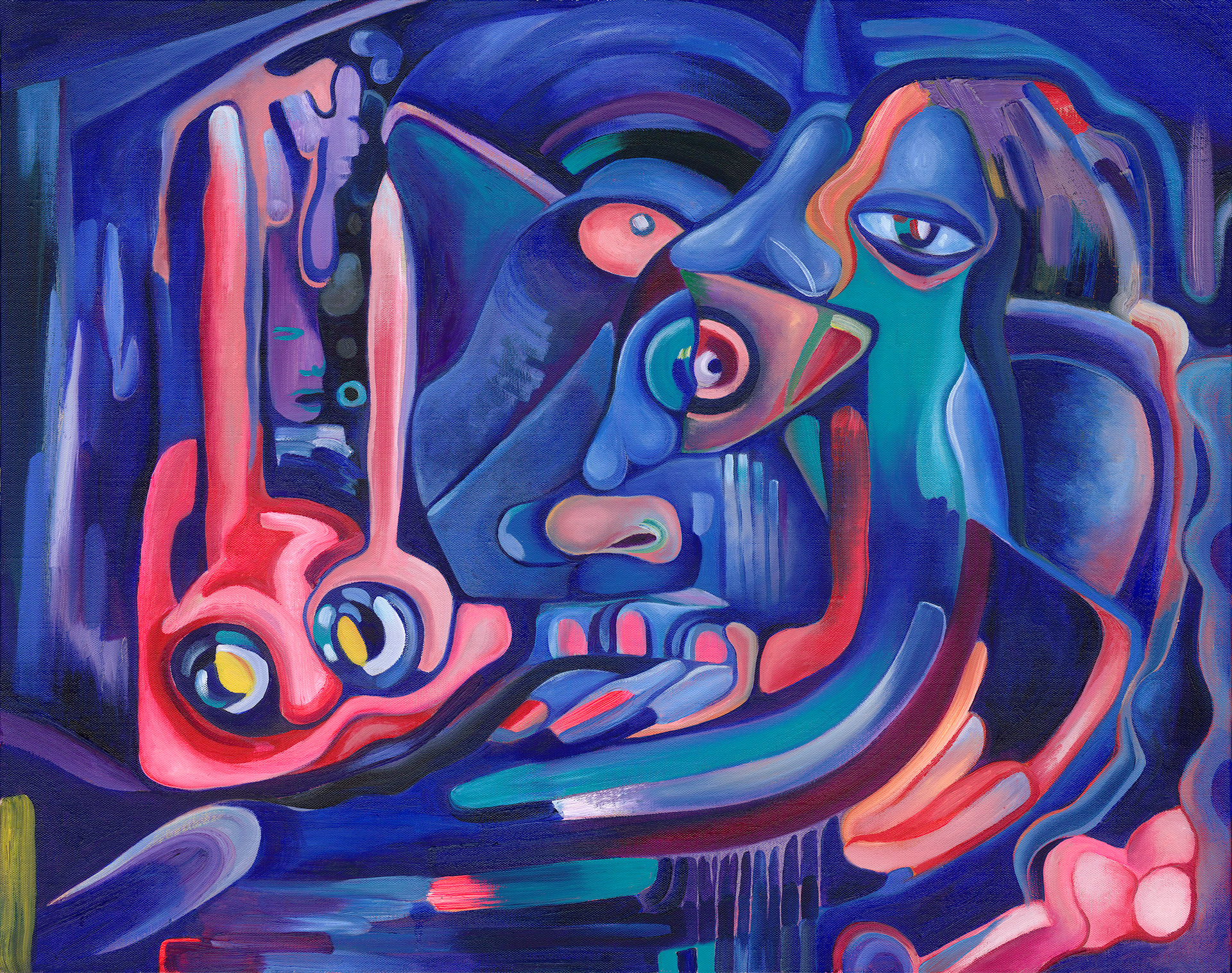 I SEE A RABBIT - Oil on Canvas - 2021 - 100 x 80cm