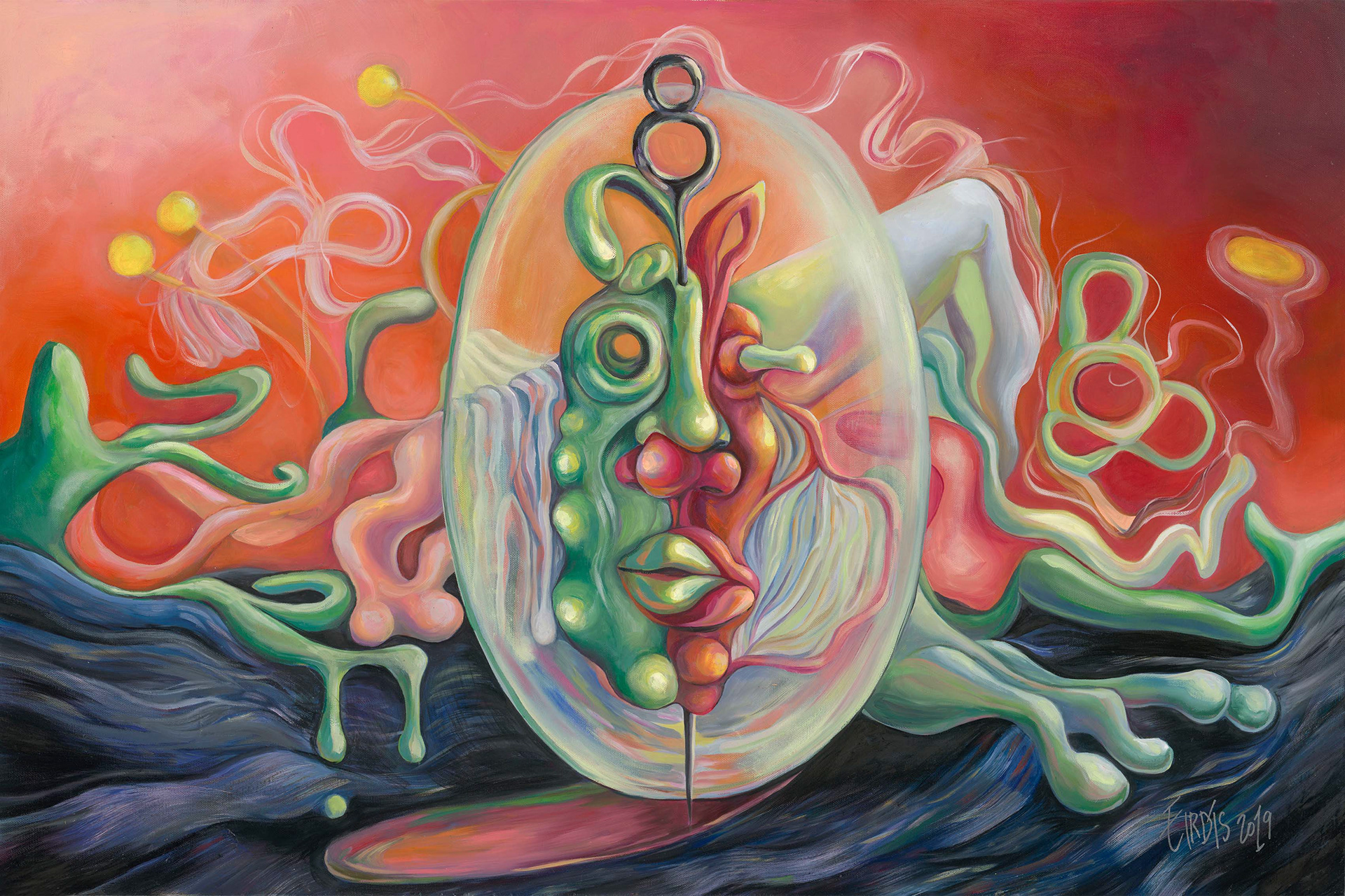 EVE'S APPLE - Oil on Canvas - 2019 - 80 x 120cm