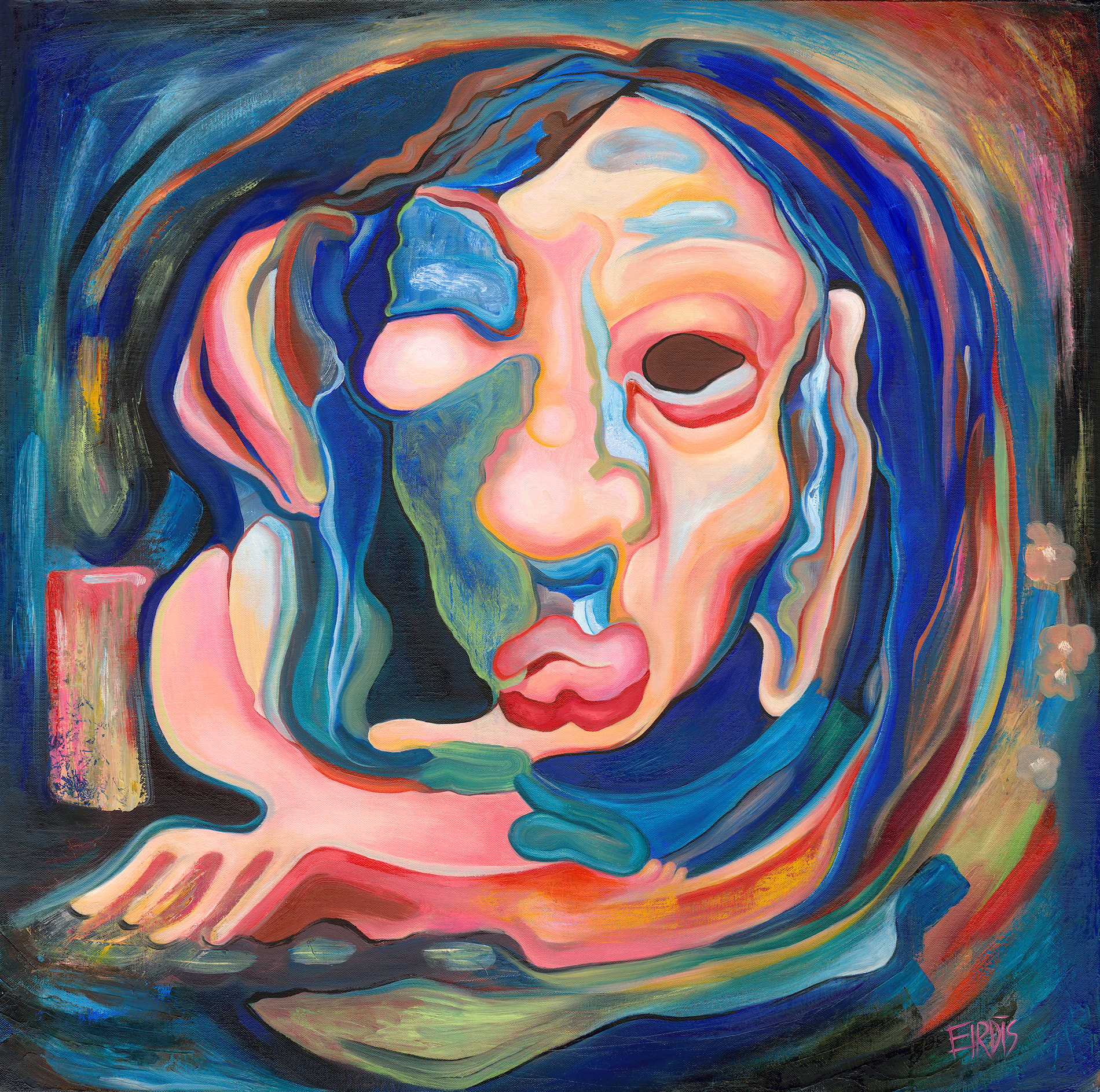 SKESSA - Oil on Canvas - 2019 - 100 x 100cm
