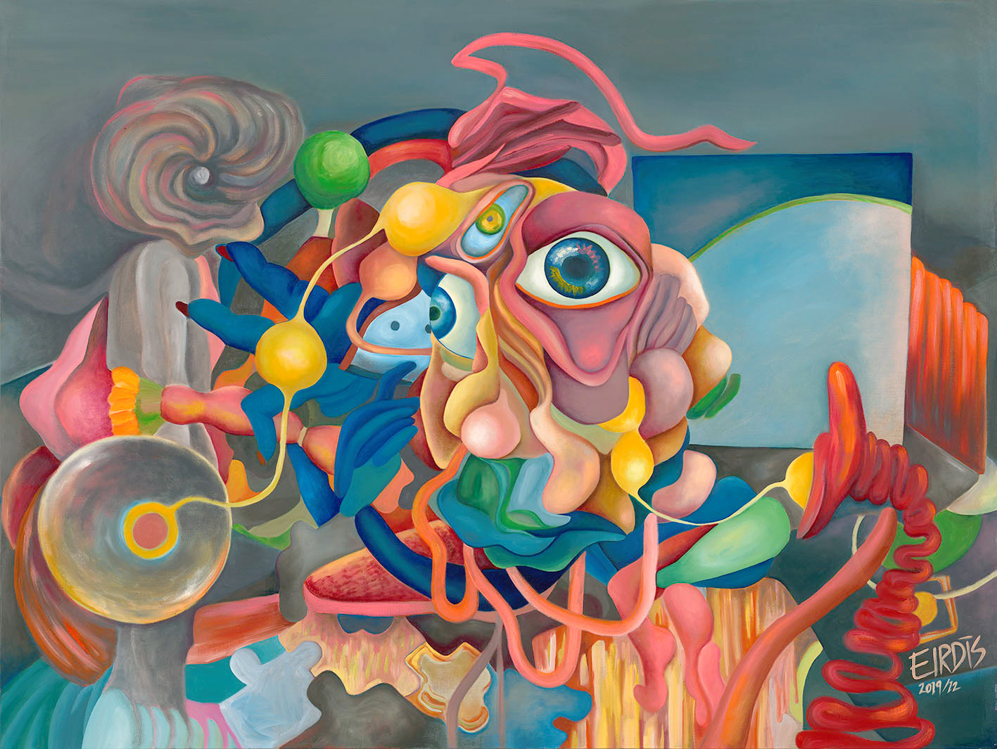 SENSE 6 - Oil on Canvas - 2020 - 200 x 150cm