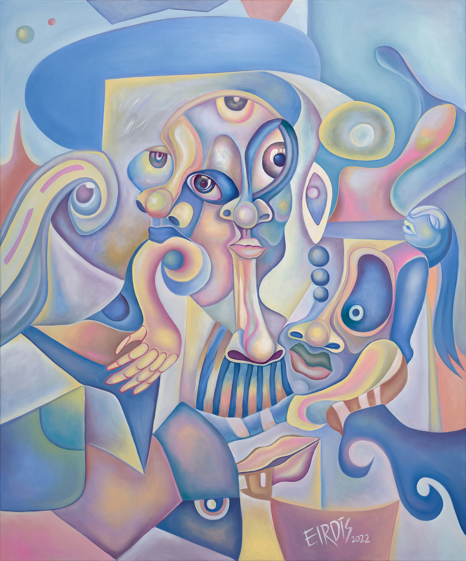 STRATOSPHERIC ESCAPE - Oil on Canvas - 2022 - 100 x 120cm