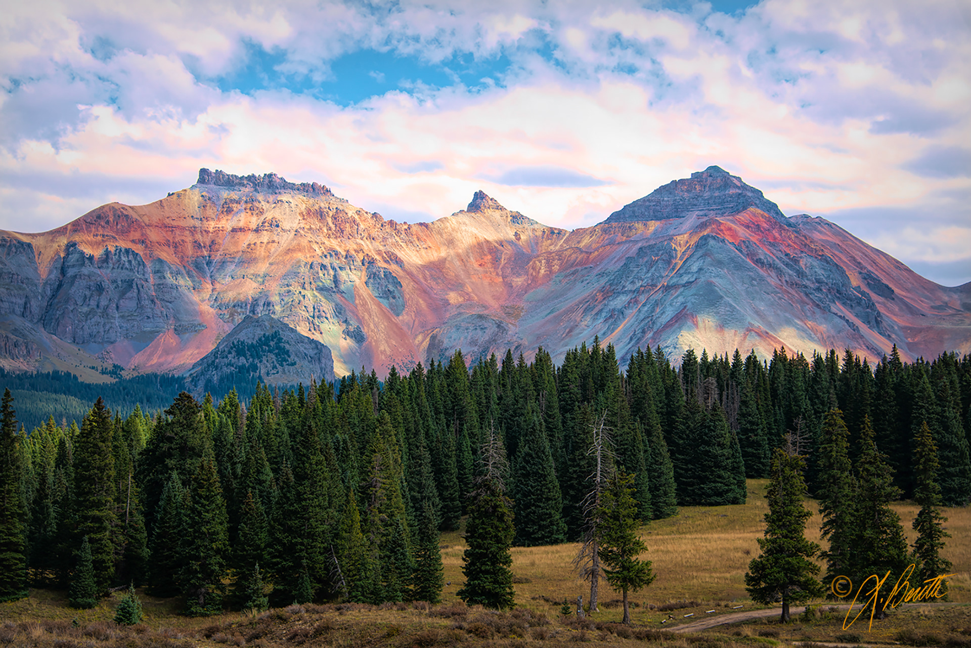 God's painting of his creation