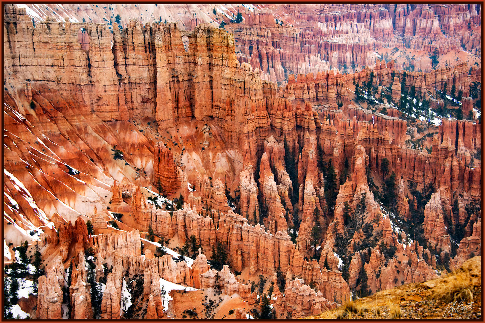 Rock Maze in Bryce Canyon