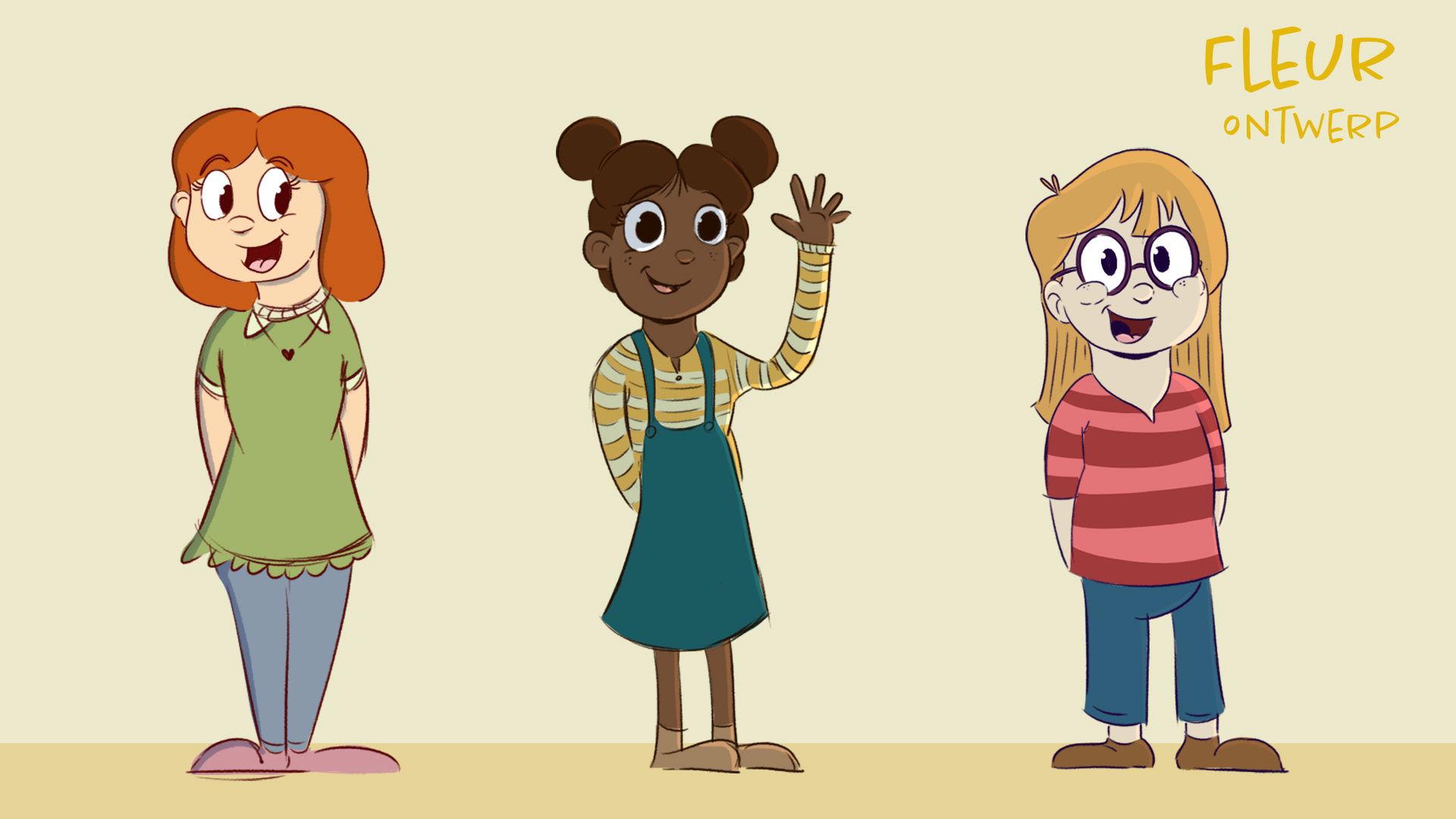 Voorstel character designs