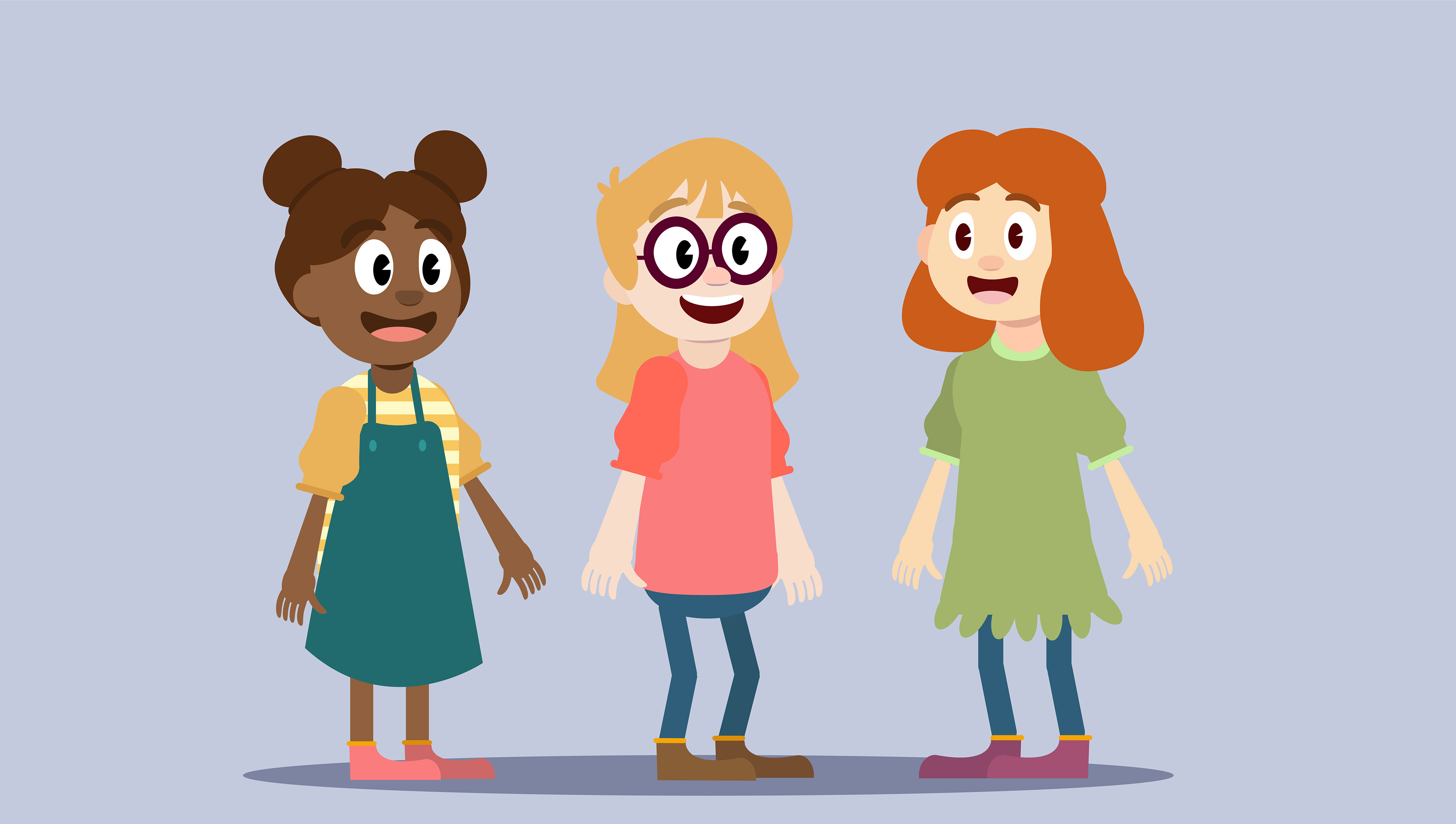 Uitwerking character designs