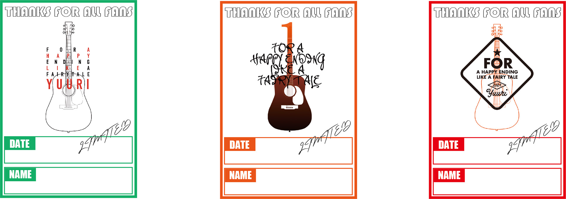 優里　ファーストツアー“御伽噺のようなハッピーエンドへ向かって”ステッカーグラフィック