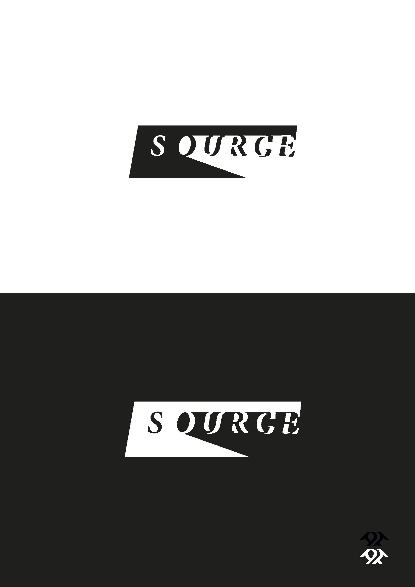 Variante 1 - Dalla "o" esce una sorgente di luce che illumina le lettere seguenti