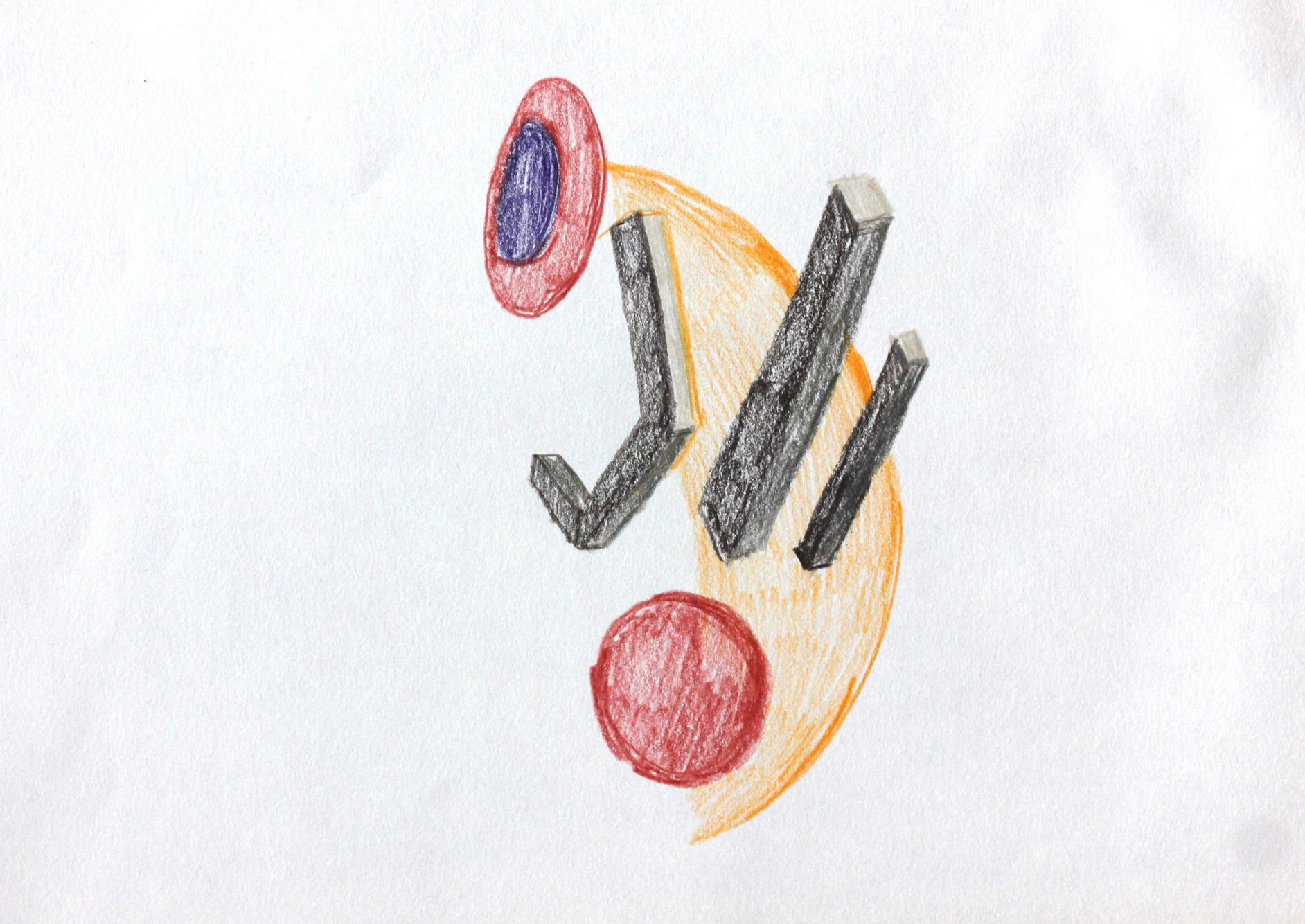 (2021). Proun drawing IV. [Pencil on paper]. 210 × 297 mm.