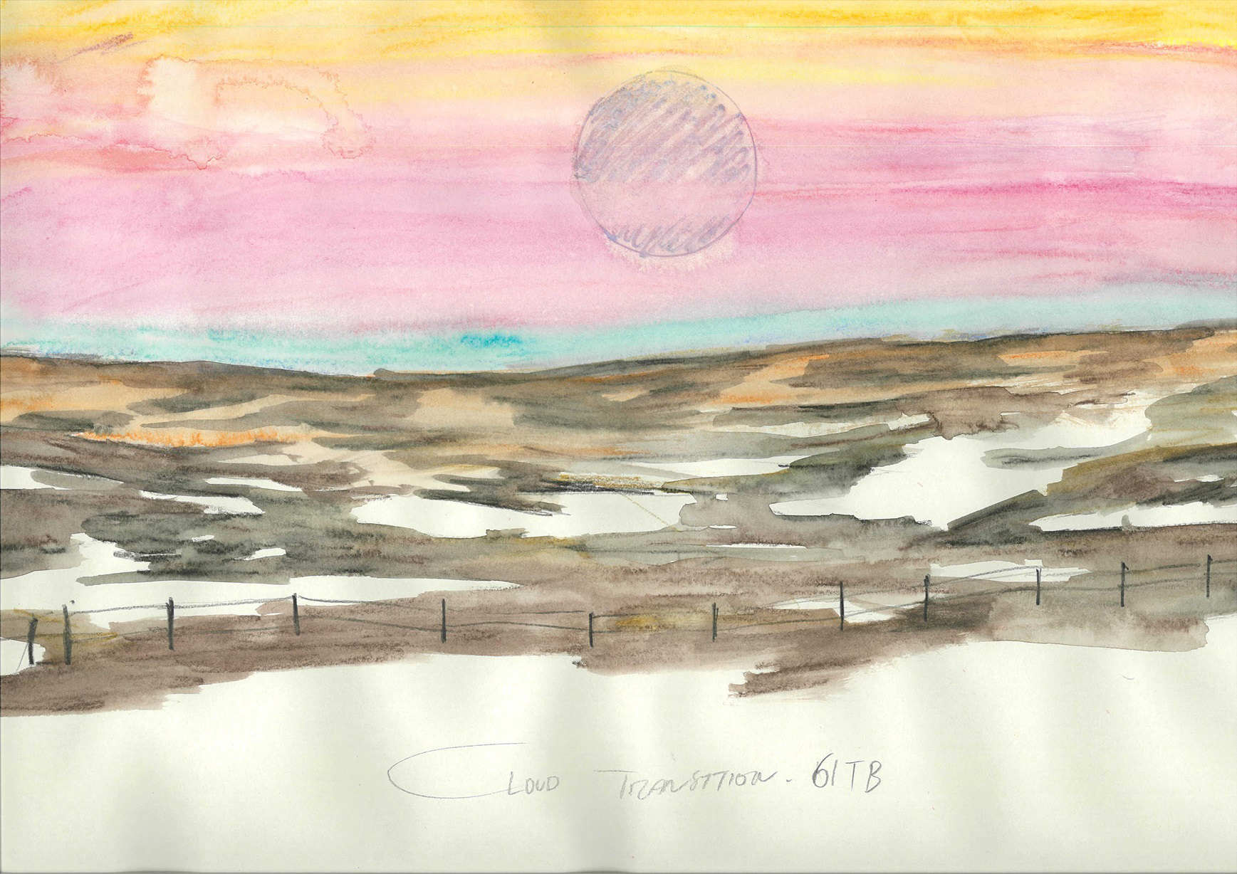 (2021). Siberian world. [Pen and ink on paper]. 297 x 420 mm.