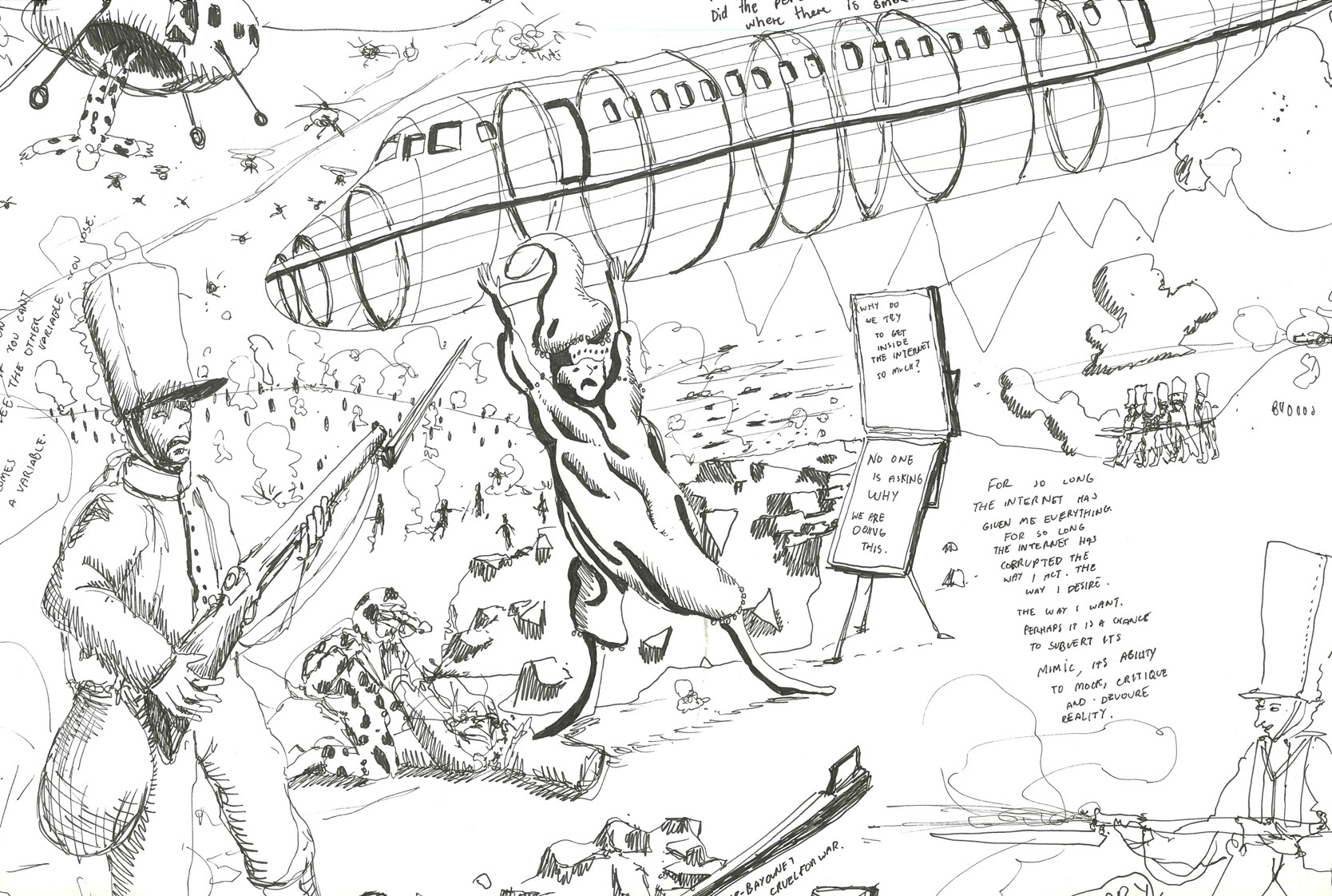 (2020). Merz-Drawing I. [Pen and Ink on paper]. 297 x 420 mm.