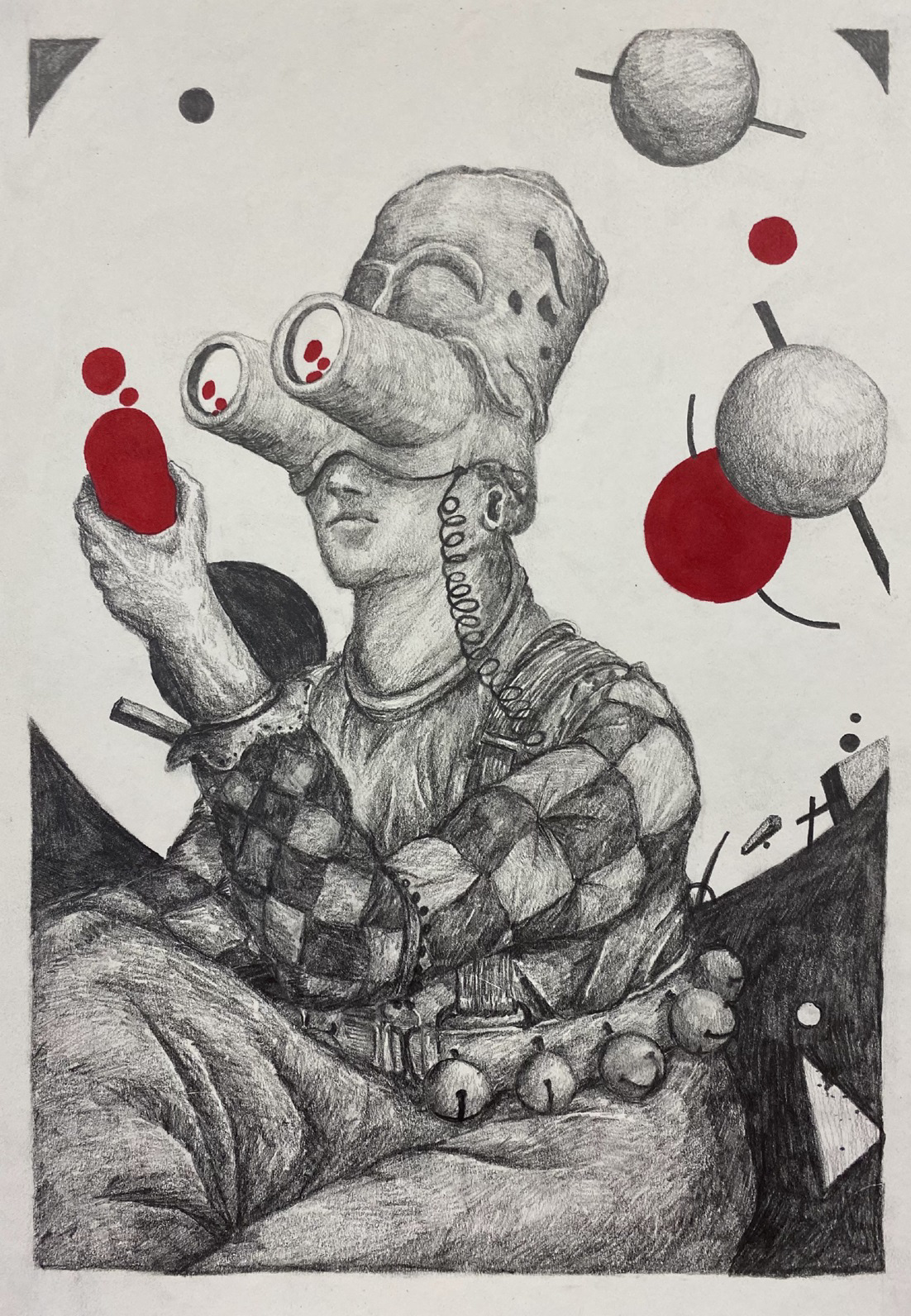 (2022). The Technician. [Pencil on paper]. 210 × 297 mm.