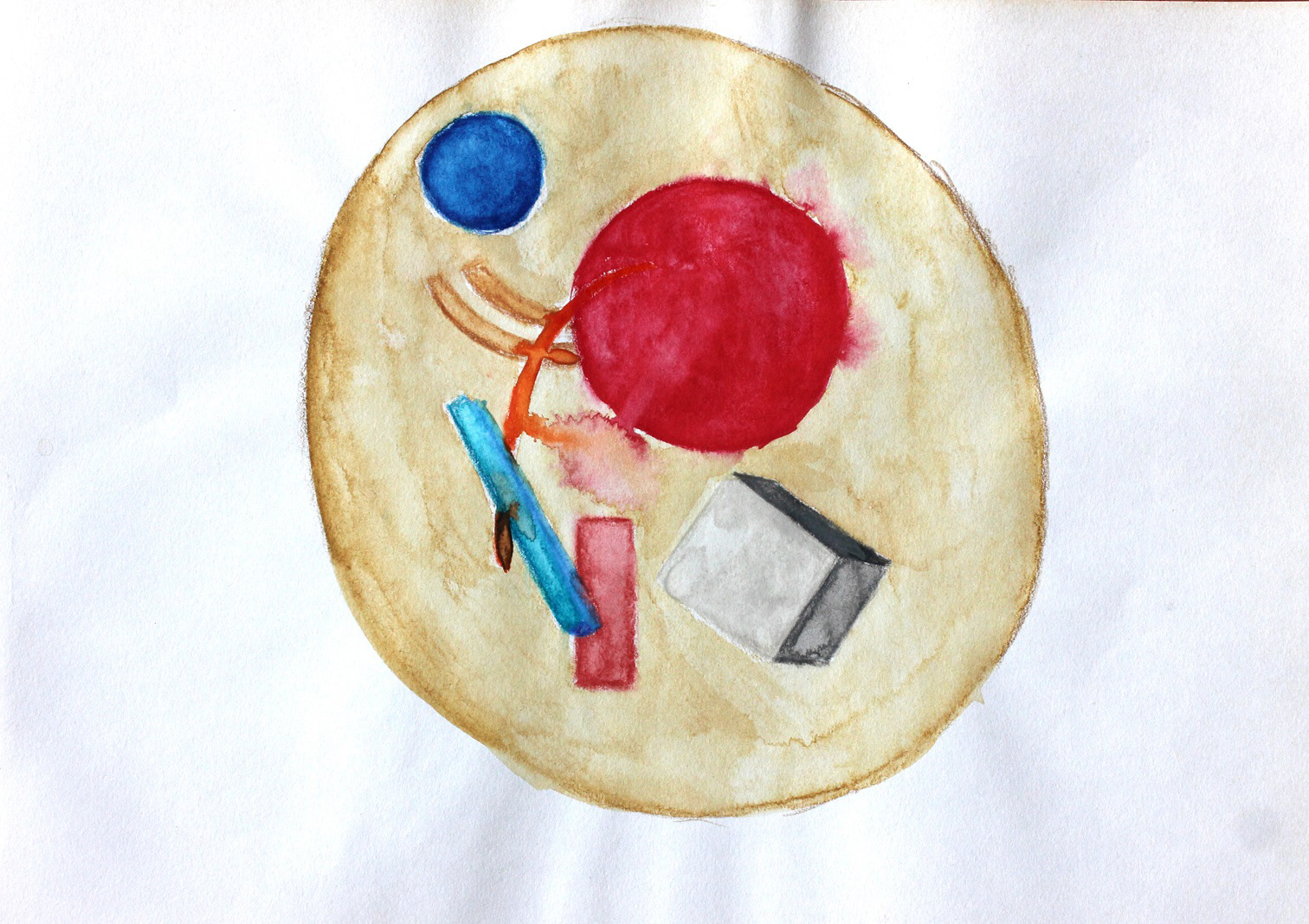 (2021). Proun drawing V. [Pencil on paper]. 210 × 297 mm.