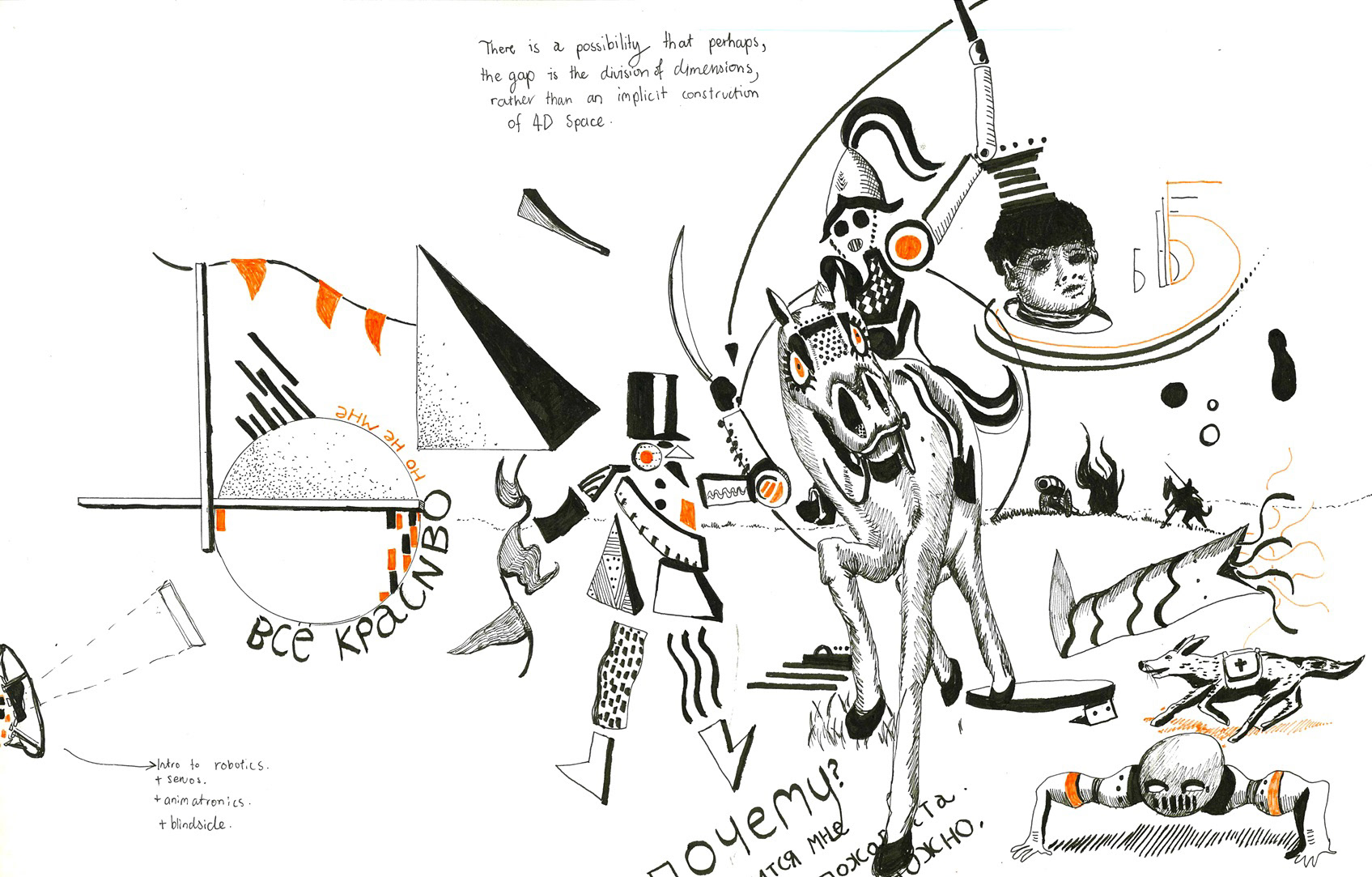 (2020). Merz-Drawing II. [Pen and Ink on paper]. 297 x 420 mm.