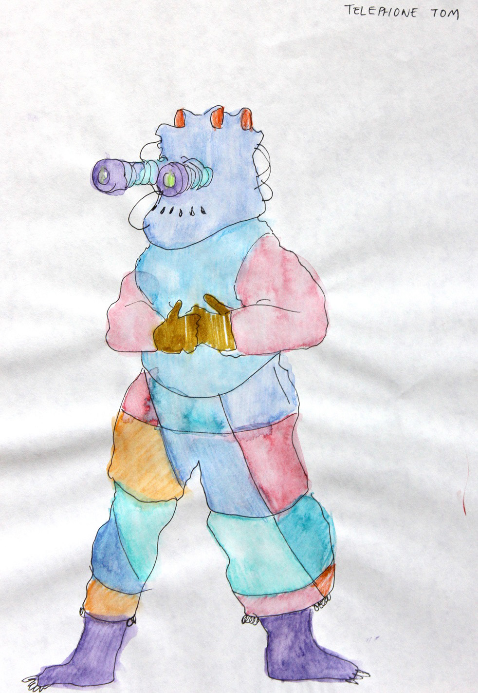 (2021). The Technician alternative design. [Pen and watercolour on paper]. 210 × 297 mm.